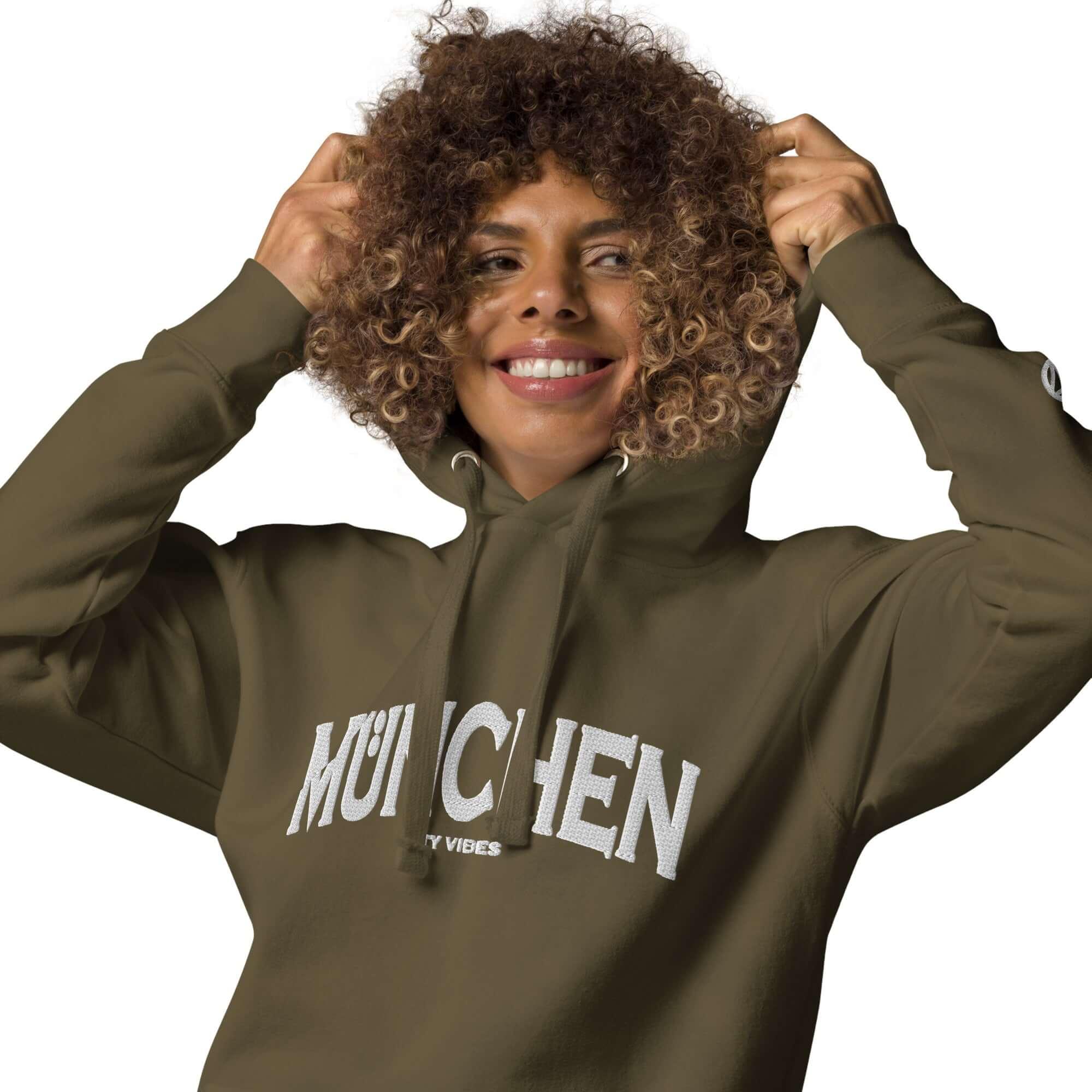 TOV Hoodie City | MÜNCHEN (Grün/Weiß) * Unisex