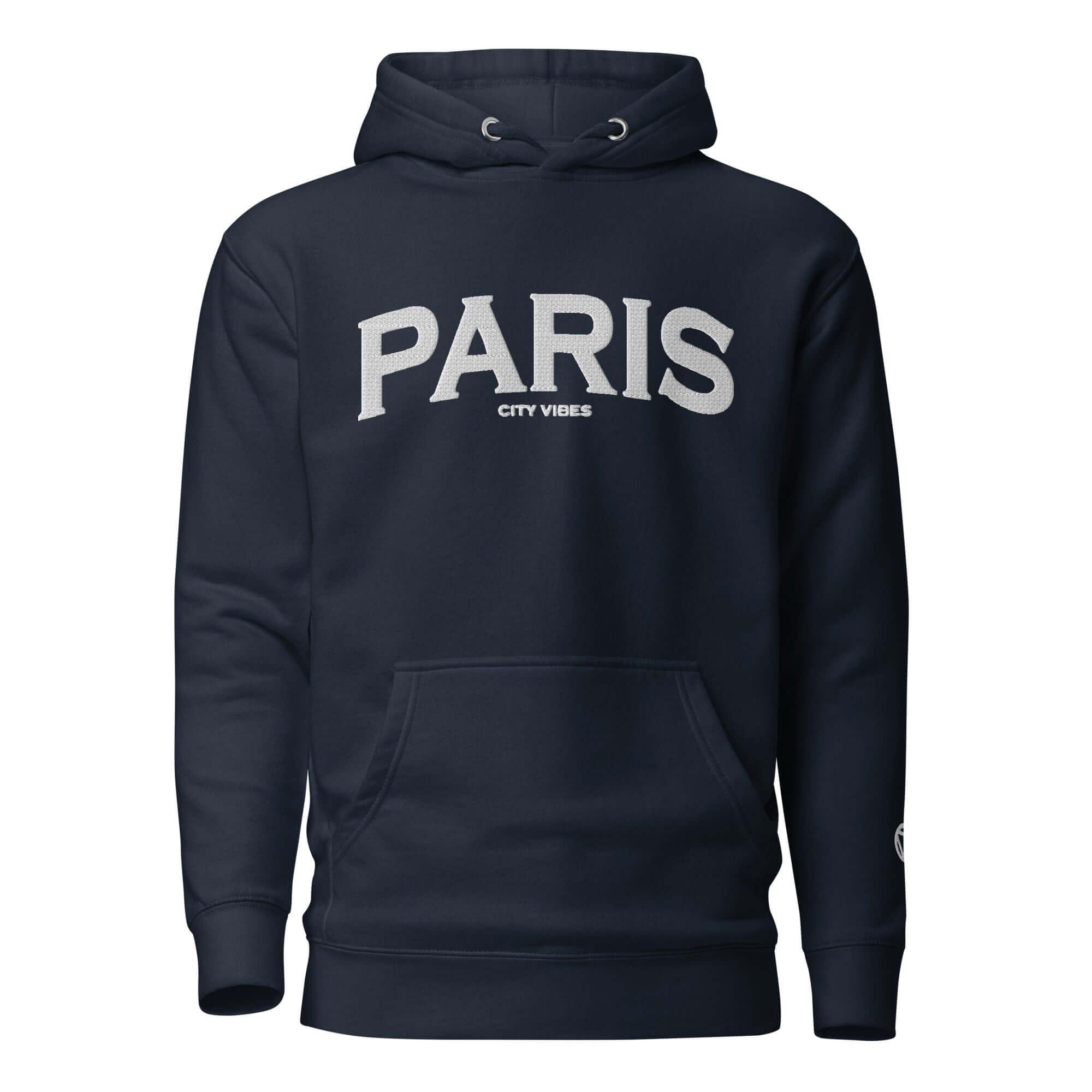 TOV Hoodie City | PARIS (Navy/Weiß) * Unisex