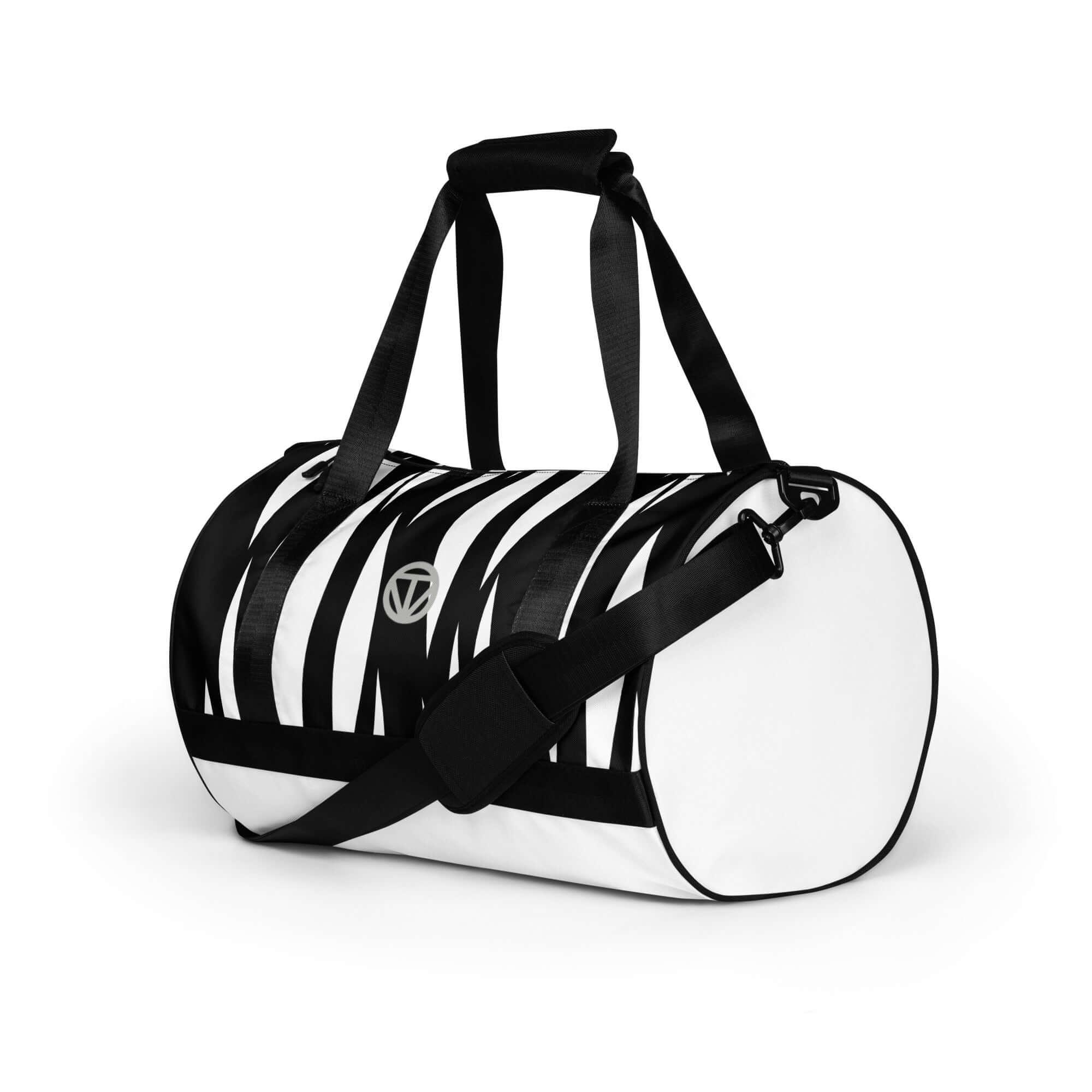 TOV Sporttasche | JUNGLE (Schwarz/Weiß)