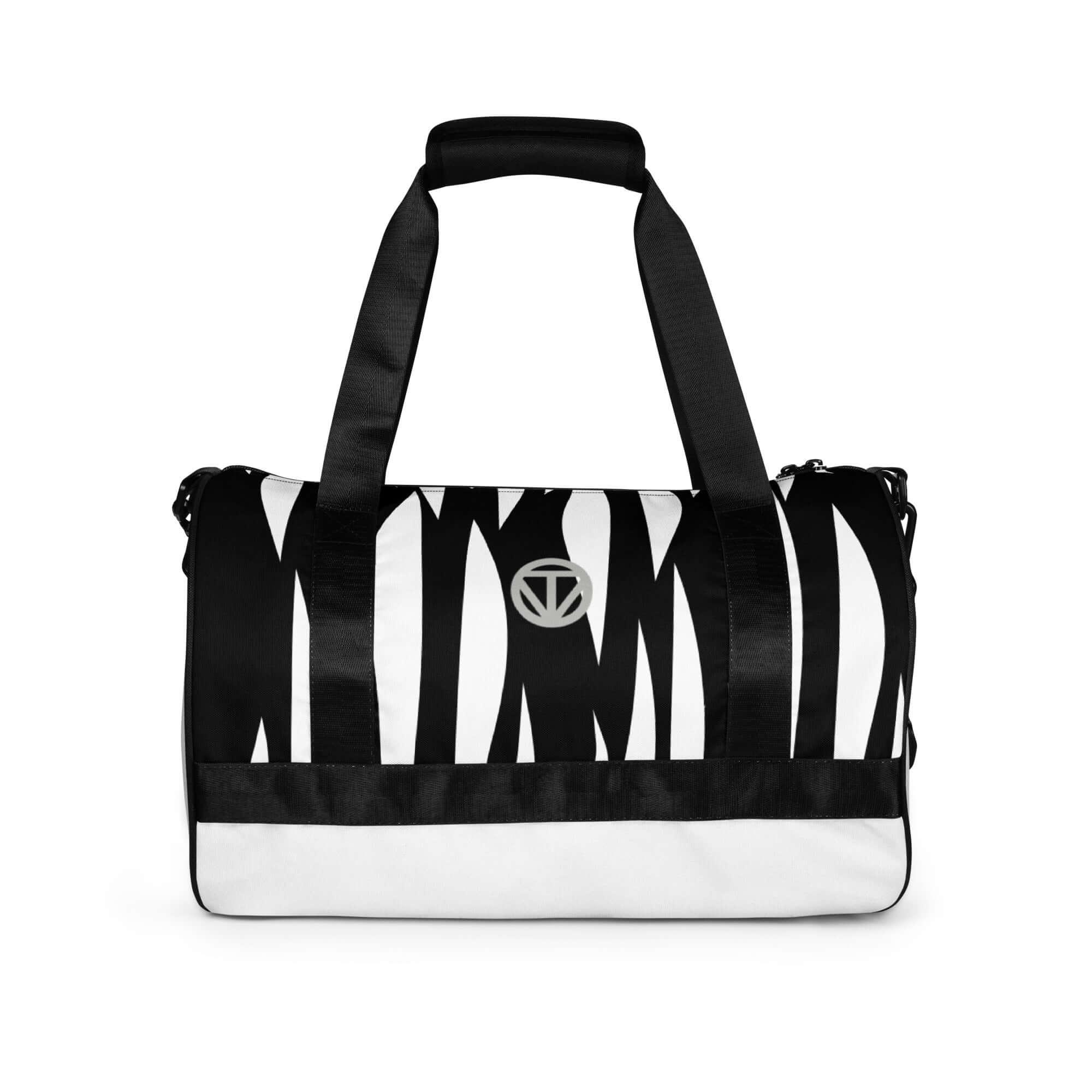 TOV Sporttasche | JUNGLE (Schwarz/Weiß)