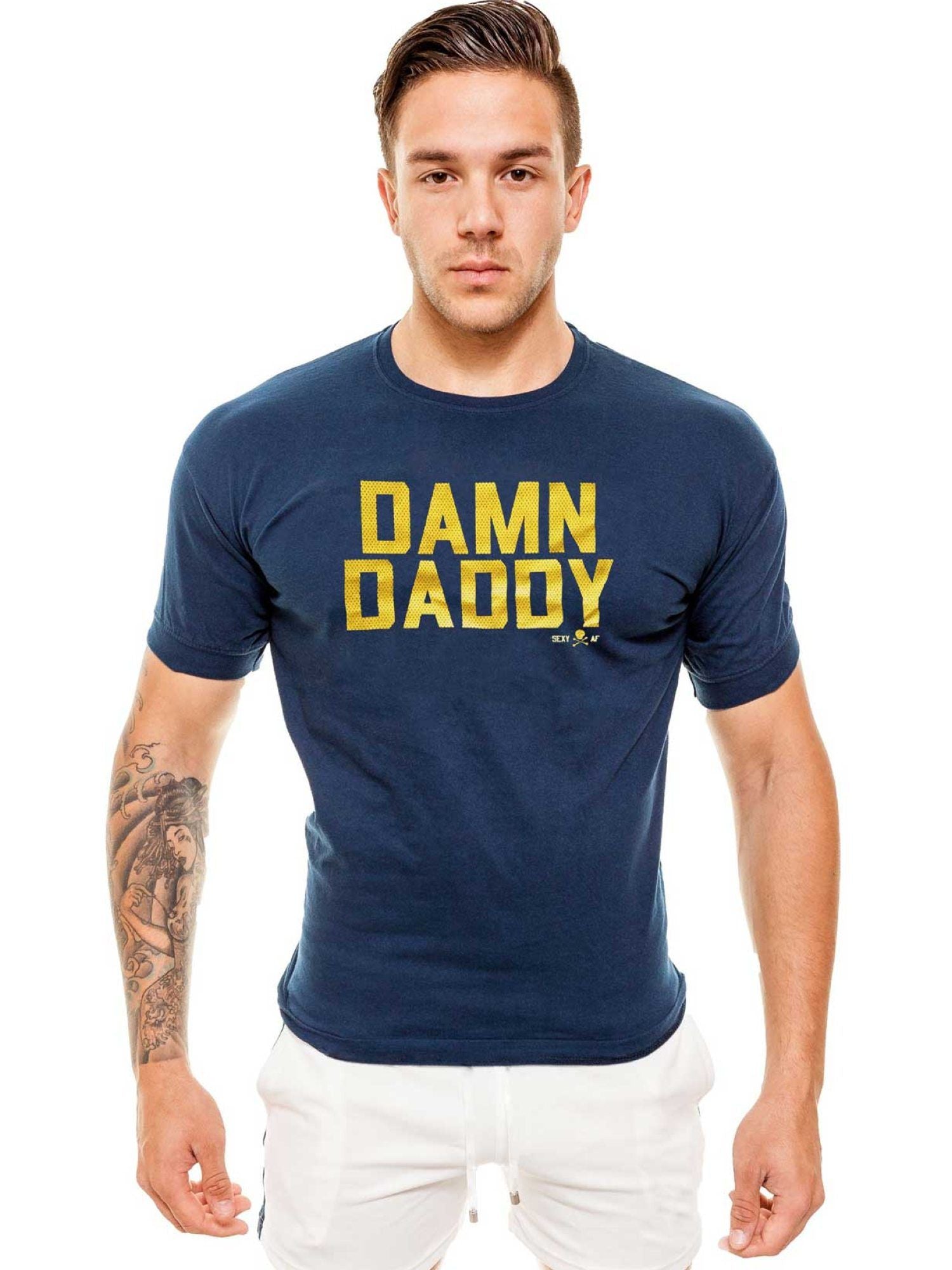 ajaxx63 DAMN DADDY, T-Shirt print - noodosz ajaxx63 DAMN DADDY, T-Shirt print ajaxx63 Kleidung & Accessoires:Herren:Herrenmode:Shirts & Hemden:T-Shirts nudosz.myshopify.com