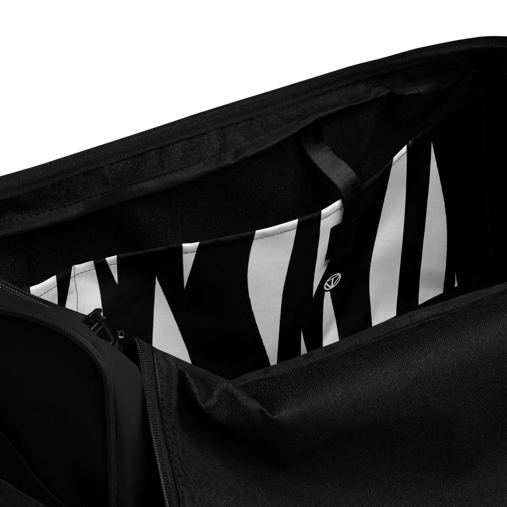 TOV Reisetasche | JUNGLE (Schwarz/Weiß)