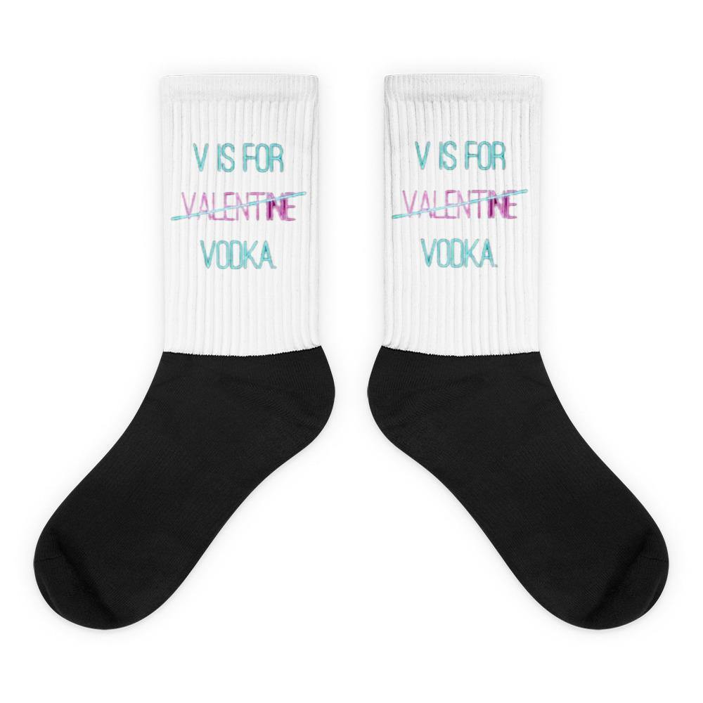 V is for Vodka - Socken