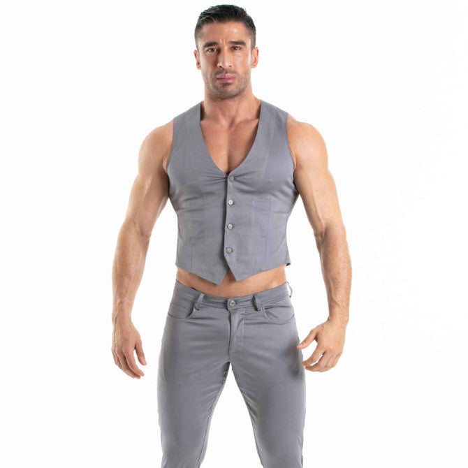 Chino Vest Grey