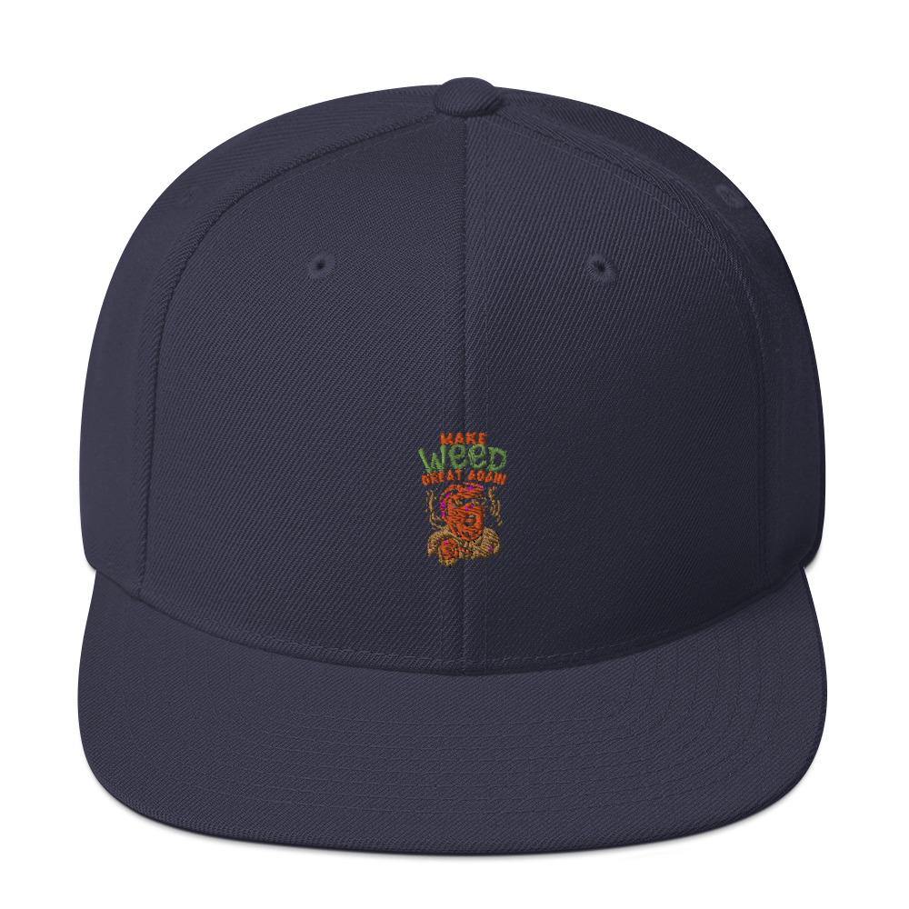 Make Weed Great Again Snapback-Cap