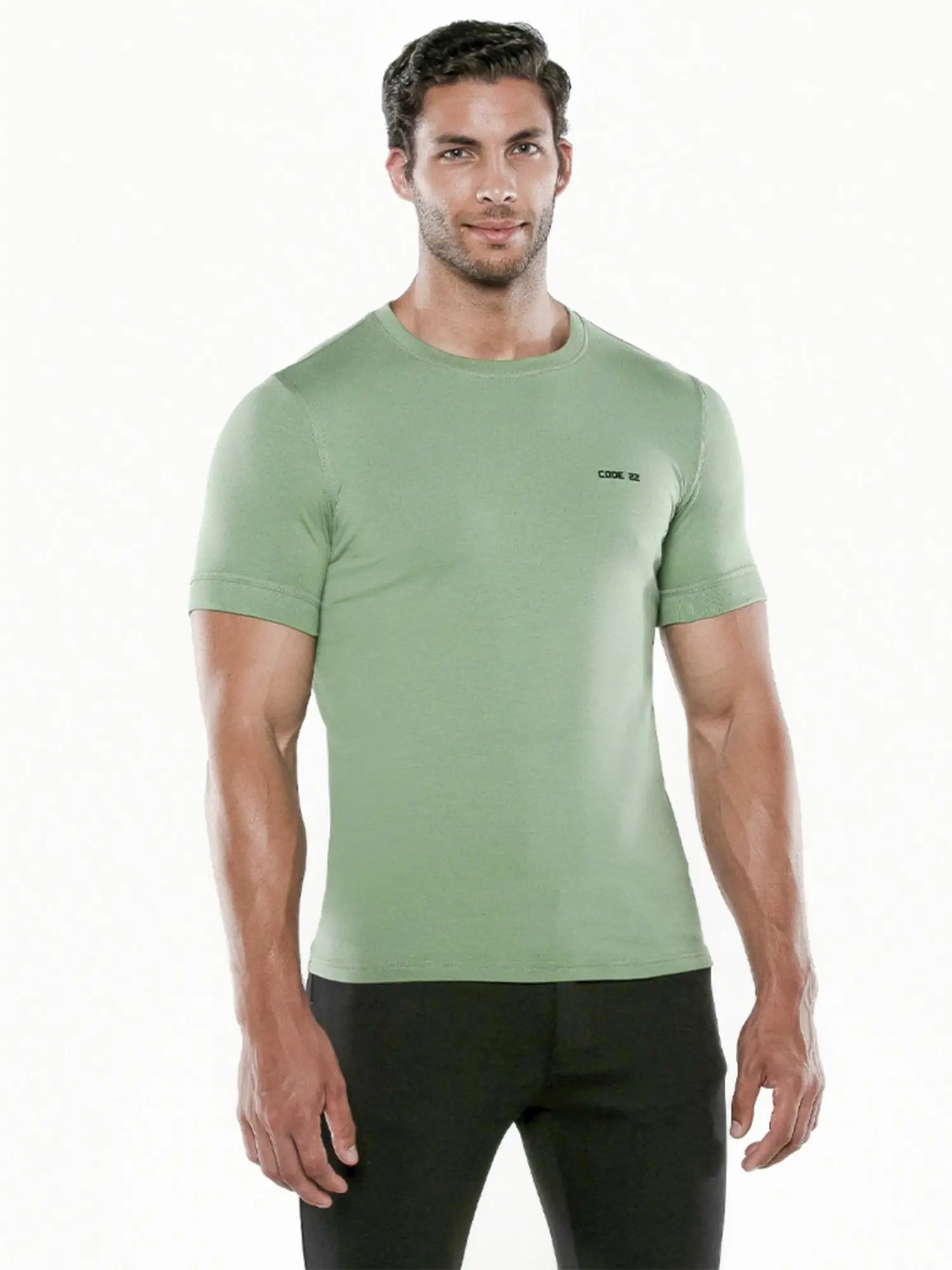 CODE 22 BASIC T-Shirt 3334 Baumwolle - noodosz CODE 22  BASIC T-Shirt 3334 Baumwolle Code 22 Kleidung & Accessoires:Herren:Herrenmode:Shirts & Hemden:T-Shirts nudosz.myshopify.com