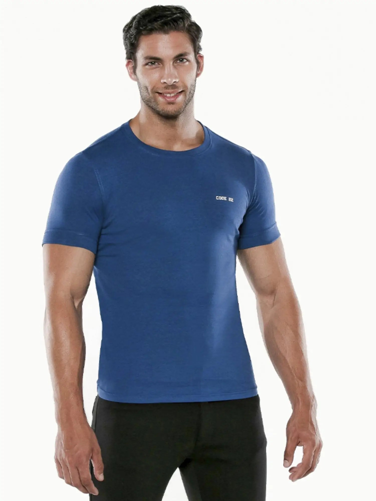CODE 22 BASIC T-Shirt 3334 Baumwolle - noodosz CODE 22  BASIC T-Shirt 3334 Baumwolle Code 22 Kleidung & Accessoires:Herren:Herrenmode:Shirts & Hemden:T-Shirts nudosz.myshopify.com