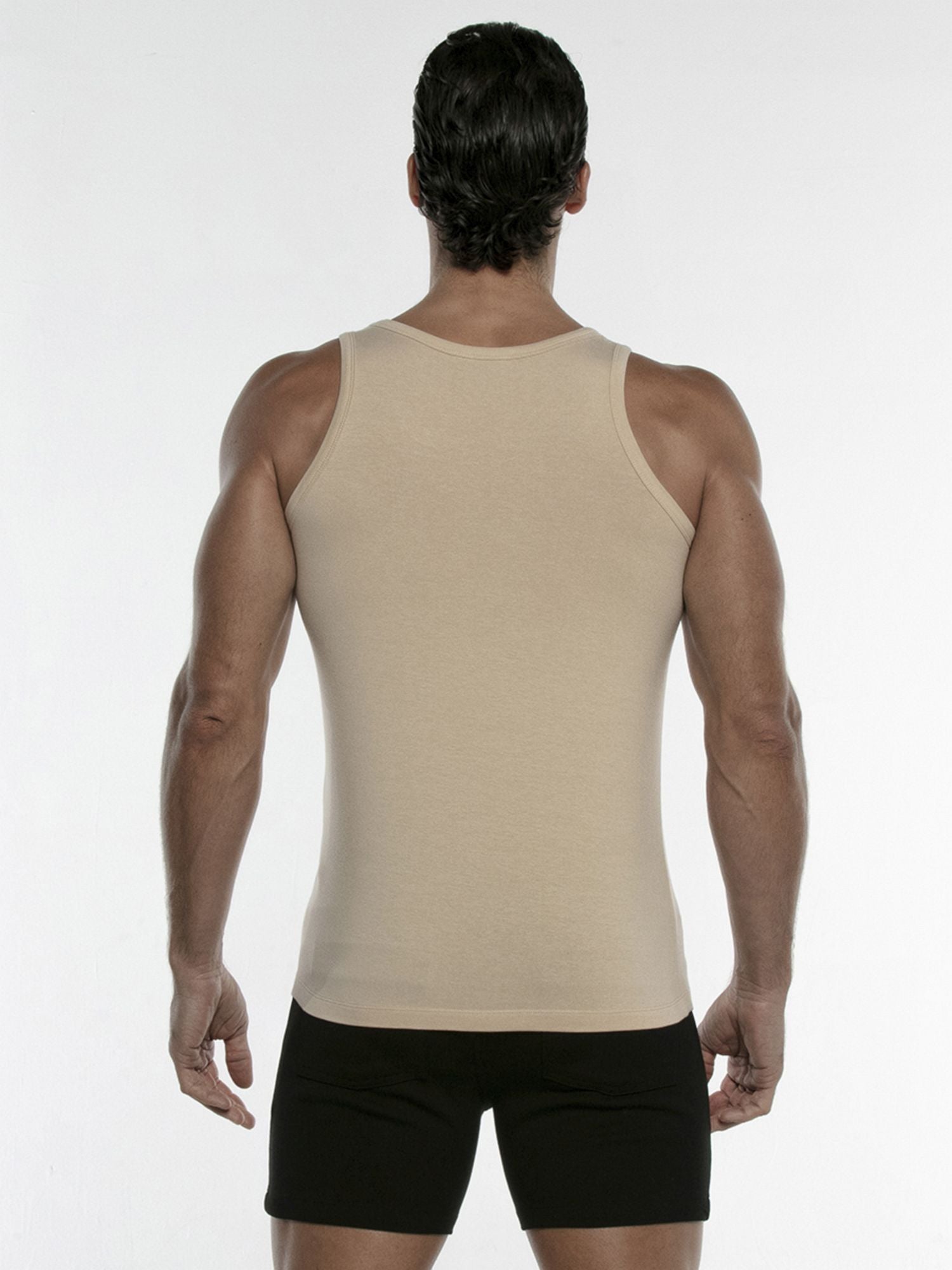 CODE 22 - BASIC TANK TOP 3300, Sporttop, beige - noodosz CODE 22  - BASIC TANK TOP 3300, Sporttop Code 22 Kleidung & Accessoires:Herren:Herrenmode:Fitnessmode:Sporttops nudosz.myshopify.com
