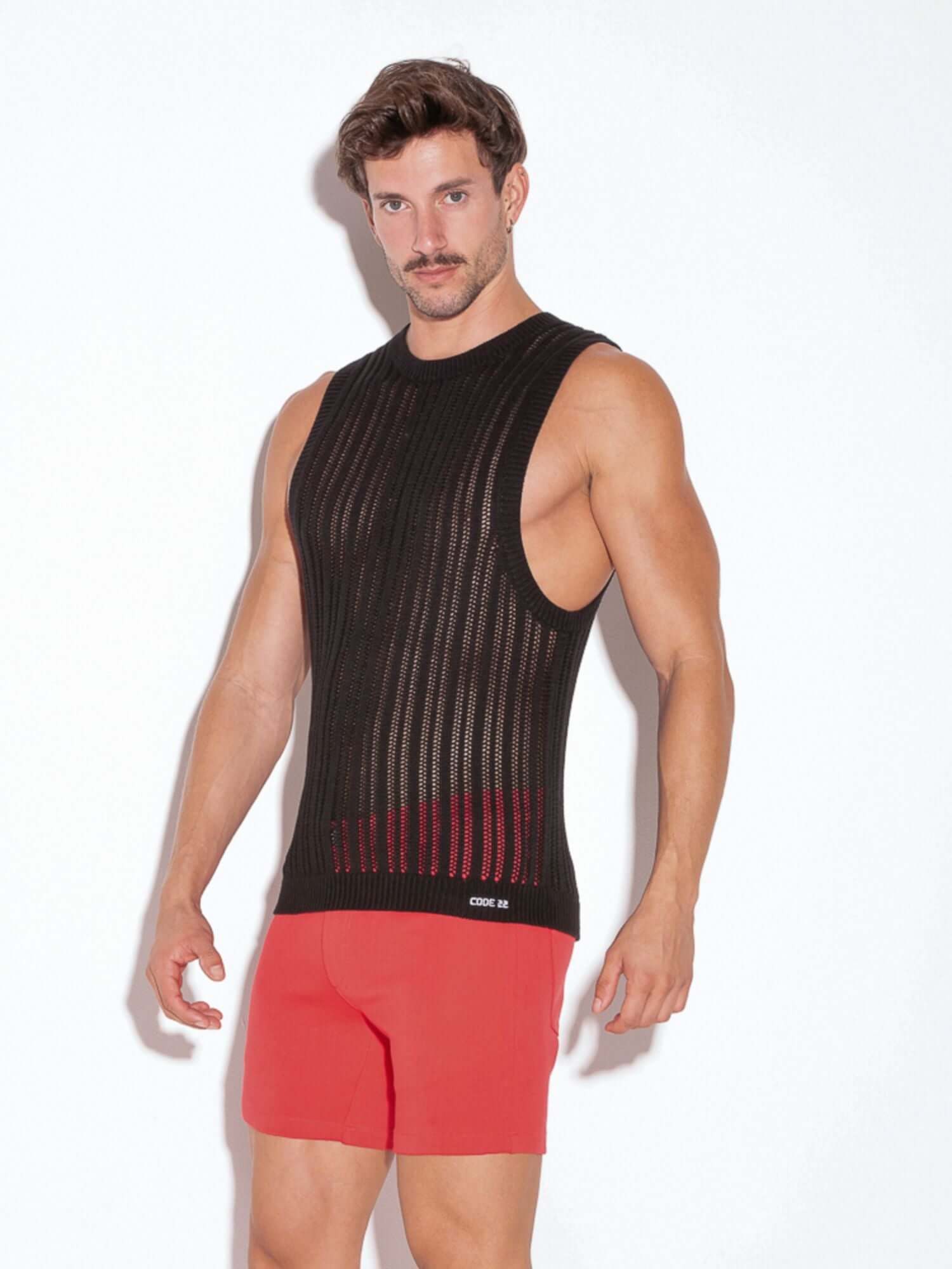 CODE 22 KNITTED TANKTOP, ärmelloses Strickshirt - 7002 - noodosz CODE 22 KNITTED TANKTOP, ärmelloses Strickshirt - 7002 Code 22 Kleidung & Accessoires:Herren:Herrenmode:Shirts & Hemden:T-Shirts nudosz.myshopify.com