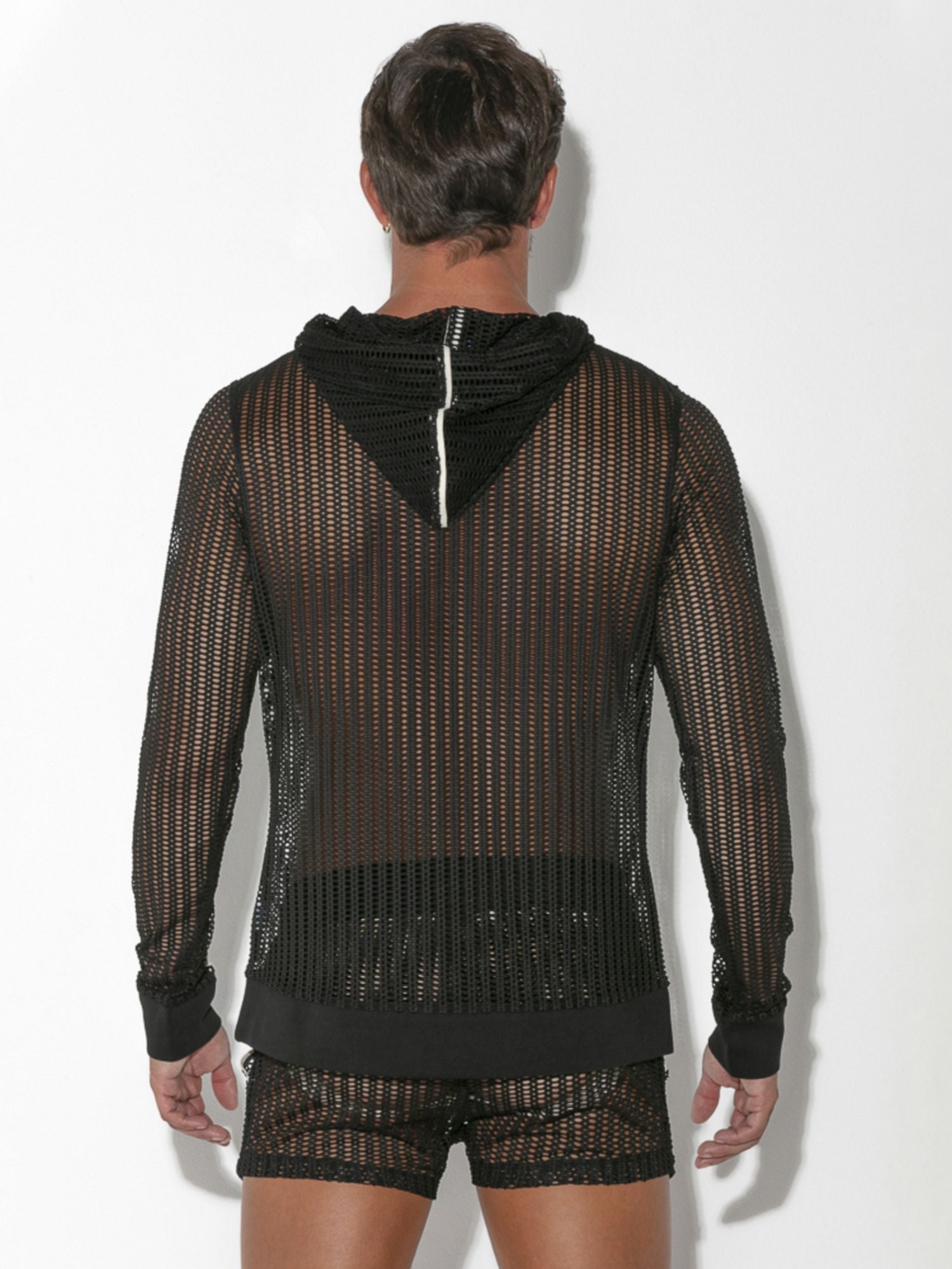 CODE 22 Openwork Jacquard Hoody 9626 - noodosz CODE 22  Openwork Jacquard Hoody 9626 Code 22 Kleidung & Accessoires:Herren:Herrenmode:Jacken, Mäntel & Westen nudosz.myshopify.com