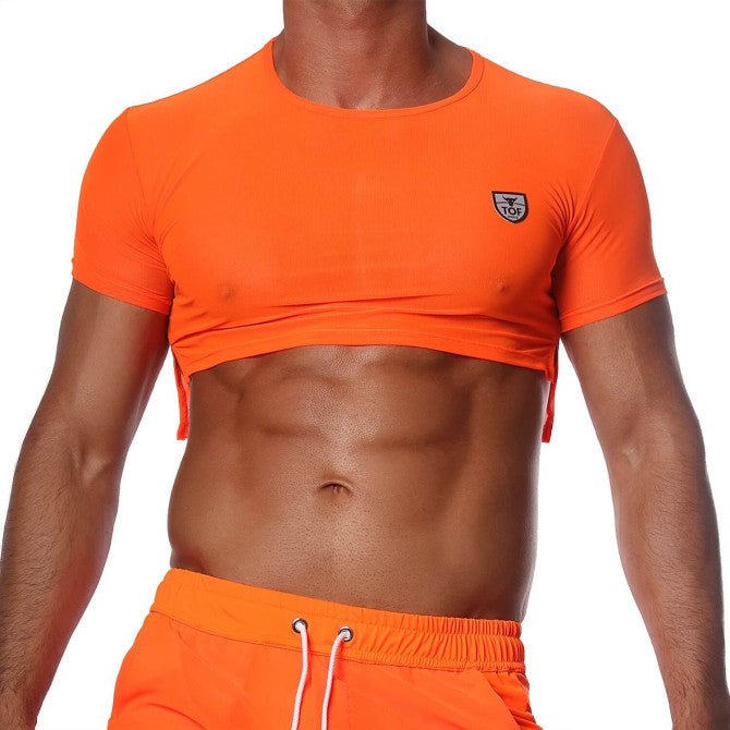 Crop Top Neon Orange - noodosz - TOF Paris - 