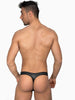 EROS VENEZIANI 7289 - Herren Lack Leder String Slip Tanga Stringtanga mit Cliclverschluss - noodosz