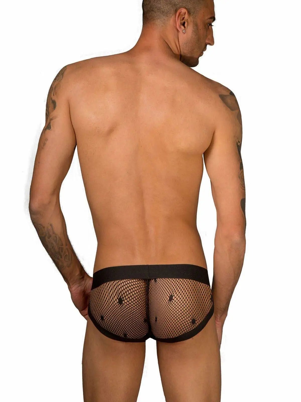 EROS VENEZIANI 7370 Männer - Mesh Slip Unterhose Brief Hipster - noodosz
