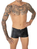 EROS VENEZIANI 7394 Fetish Nieten Boxer Push-Up Boxershorts Veganes Leder - noodosz