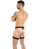 EROS VENEZIANI 7486 C-Ring Jockstrap mit Strumpfband - noodosz