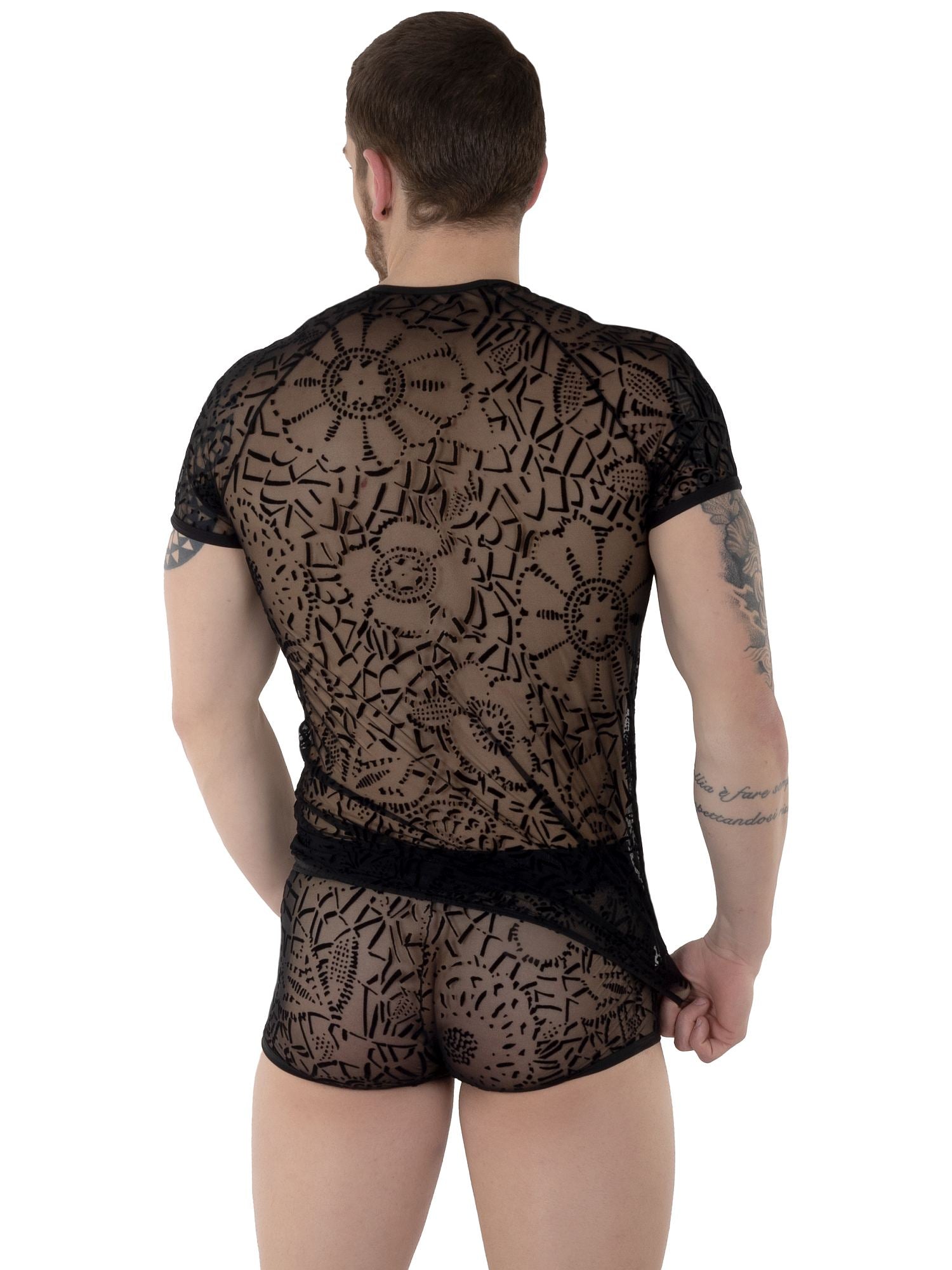 EROS VENEZIANI 7495 - Tattoo Wear T-Shirt - noodosz EROS VENEZIANI 7495 - Tattoo Wear T-Shirt Eros Veneziani Kleidung & Accessoires:Spezielle Anlässe:Erotik:Herrenunterwäsche nudosz.myshopify.com