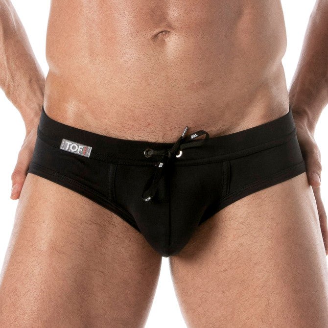 Holidays Swim Briefs Black - noodosz - TOF Paris - 
