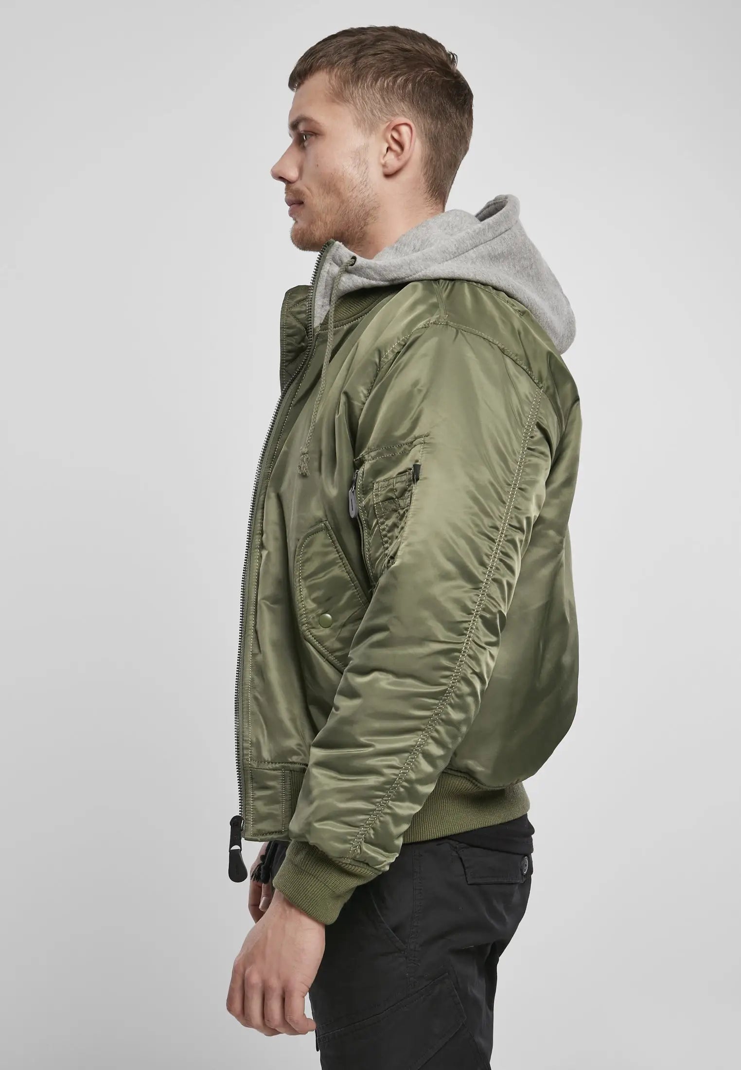 Hooded MA1 Bomber Jacket