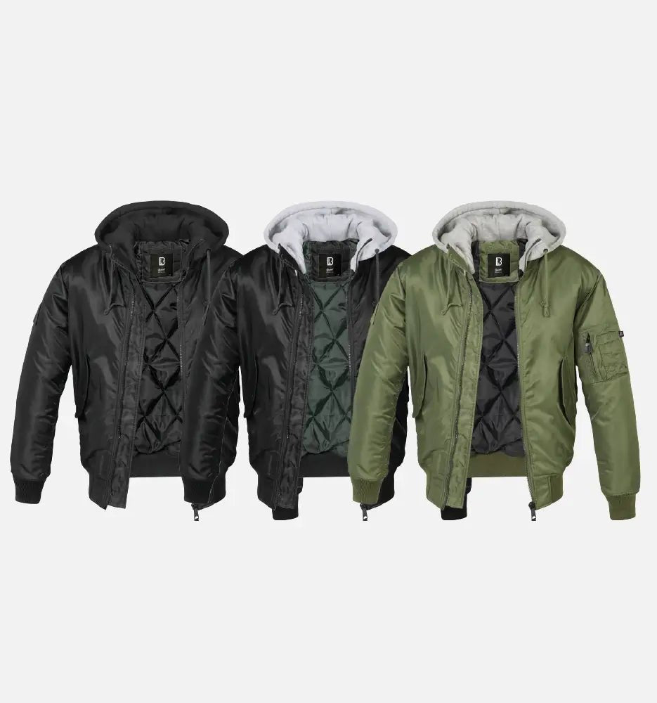 Hooded MA1 Bomber Jacket - noodosz - Norvine - 
