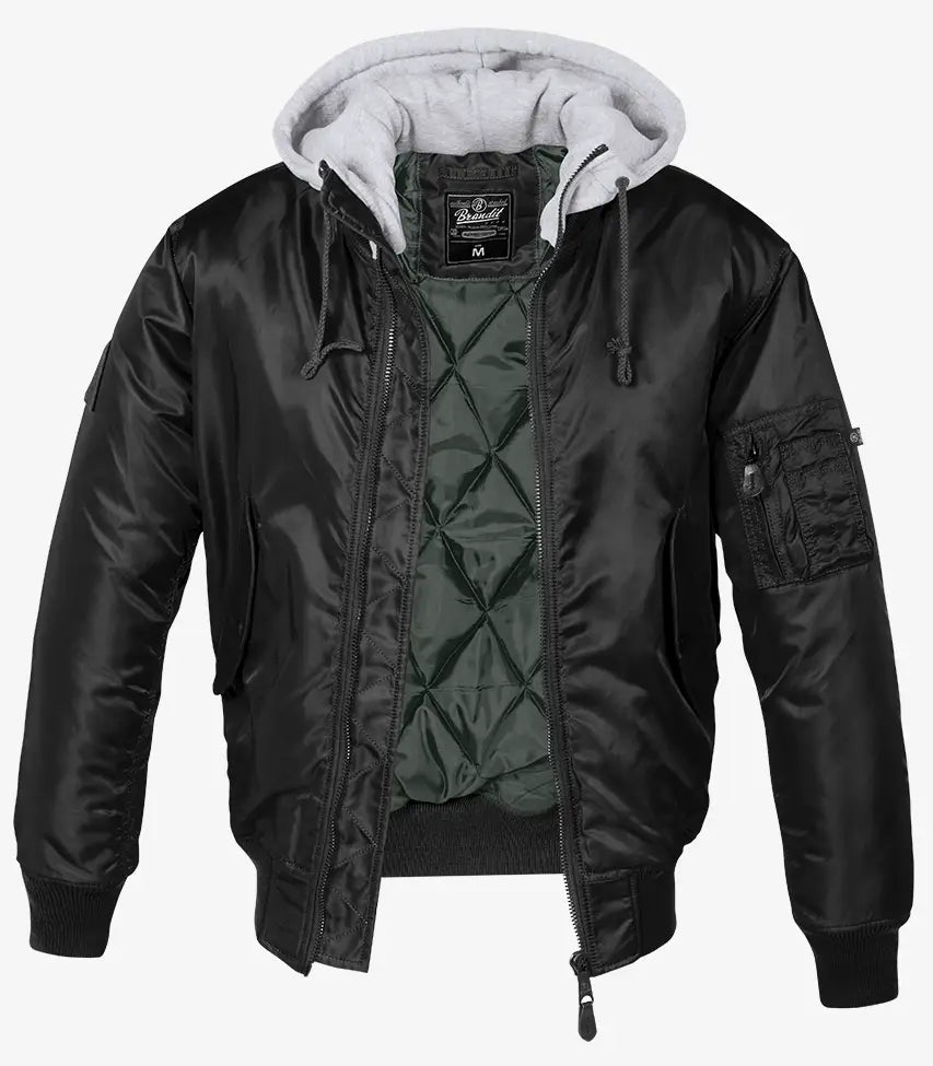 Hooded MA1 Bomber Jacket - noodosz - Norvine - 