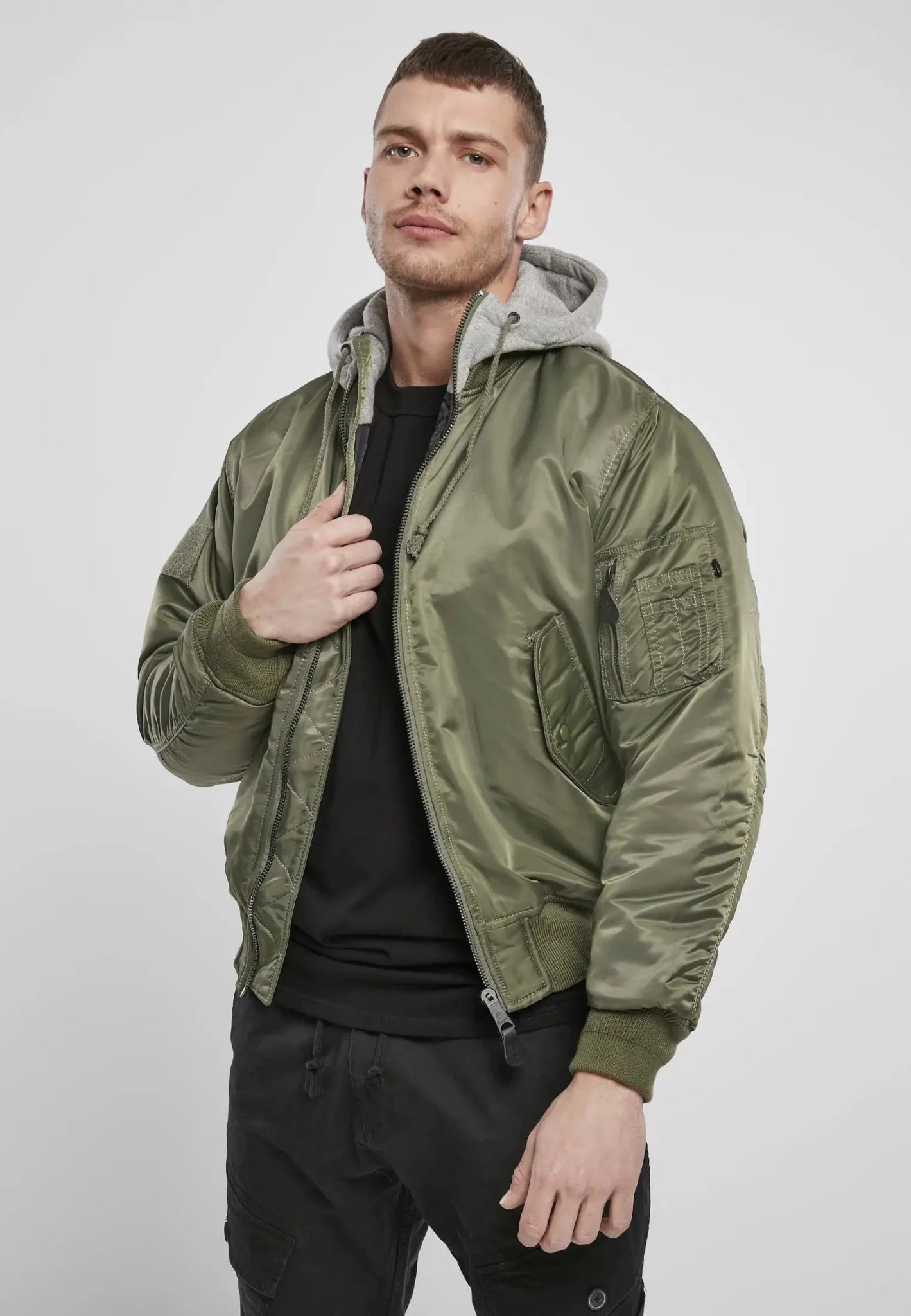 Hooded MA1 Bomber Jacket - noodosz - Norvine - 