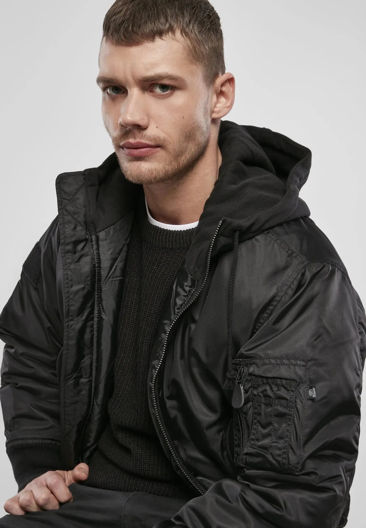 Hooded MA1 Bomber Jacket - noodosz - Norvine - 