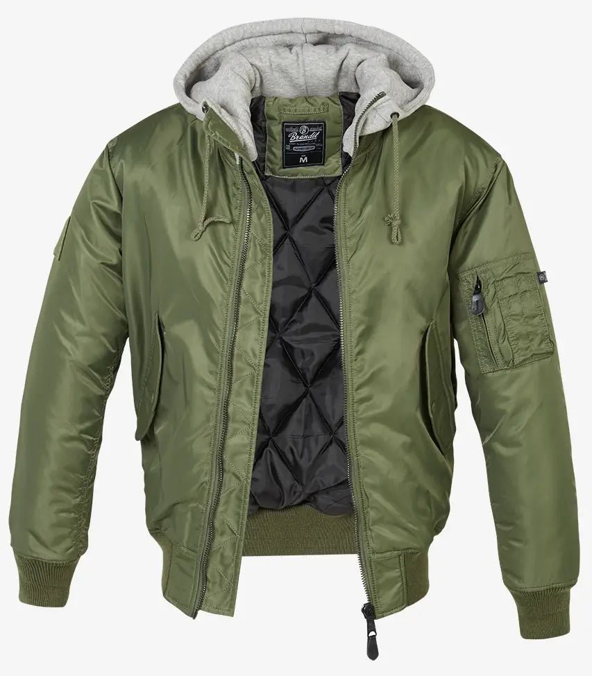 Hooded MA1 Bomber Jacket - noodosz - Norvine - 