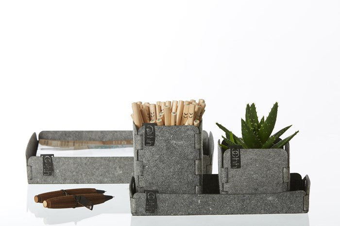 Tablett Eco-Felt eckig in 2 Größen