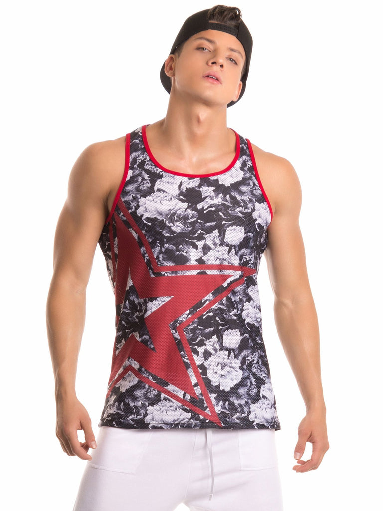 JOR 0261 BLOOM Herren Tank Top - noodosz - Jor - Kleidung & Accessoires:Herrenmode:Shirts & Hemden:T - Shirts JOR 0261 BLOOM Herren Tank Top Jor Kleidung & Accessoires:Herrenmode:Shirts & Hemden:T-Shirts nudosz.myshopify.com