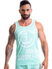 JOR 0398 DANDY Herren Tank Top Muscleshirt Muskelshirt bunt Training Shirt Achse - noodosz