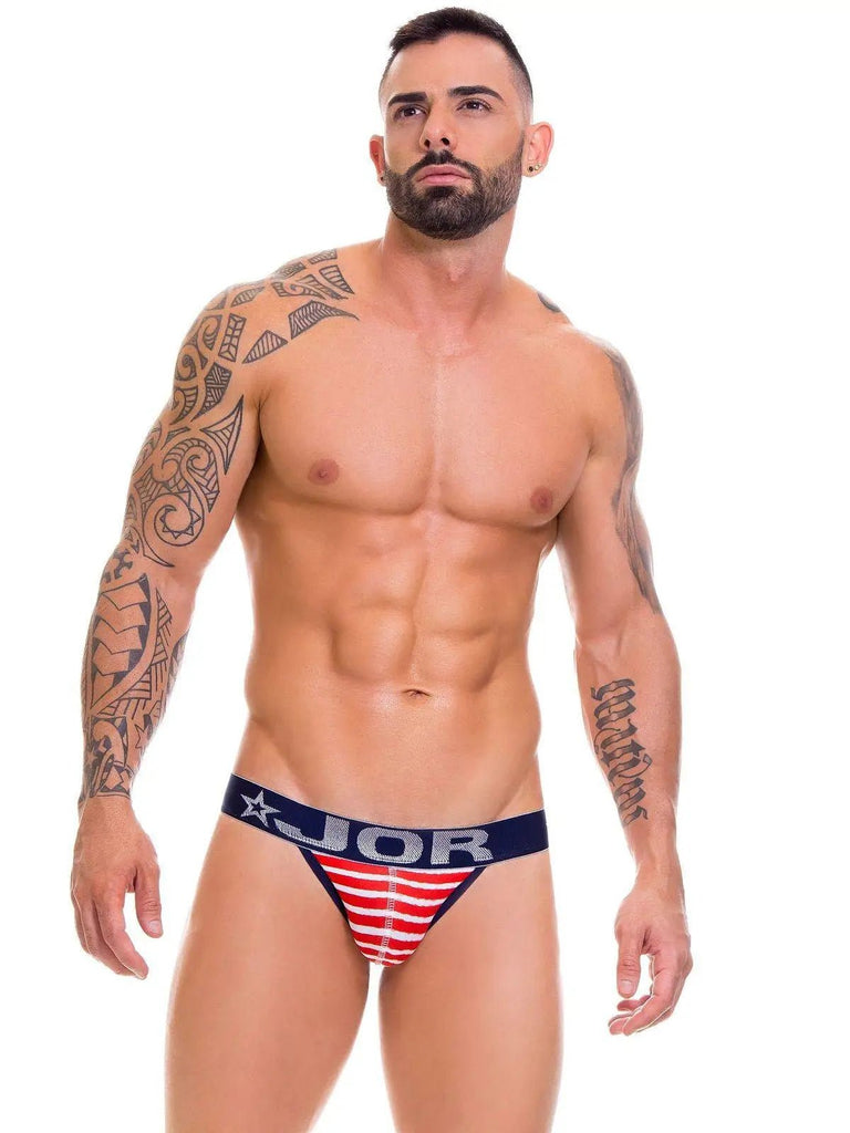 JOR 0636 FRANKHIE Herren Sexy Jock Jockstrap Tanga Slip Streifen Matrosenlook - noodosz JOR 0636 FRANKHIE Herren Sexy Jock Jockstrap  Tanga Slip Streifen Matrosenlook Jor product_type nudosz.myshopify.com