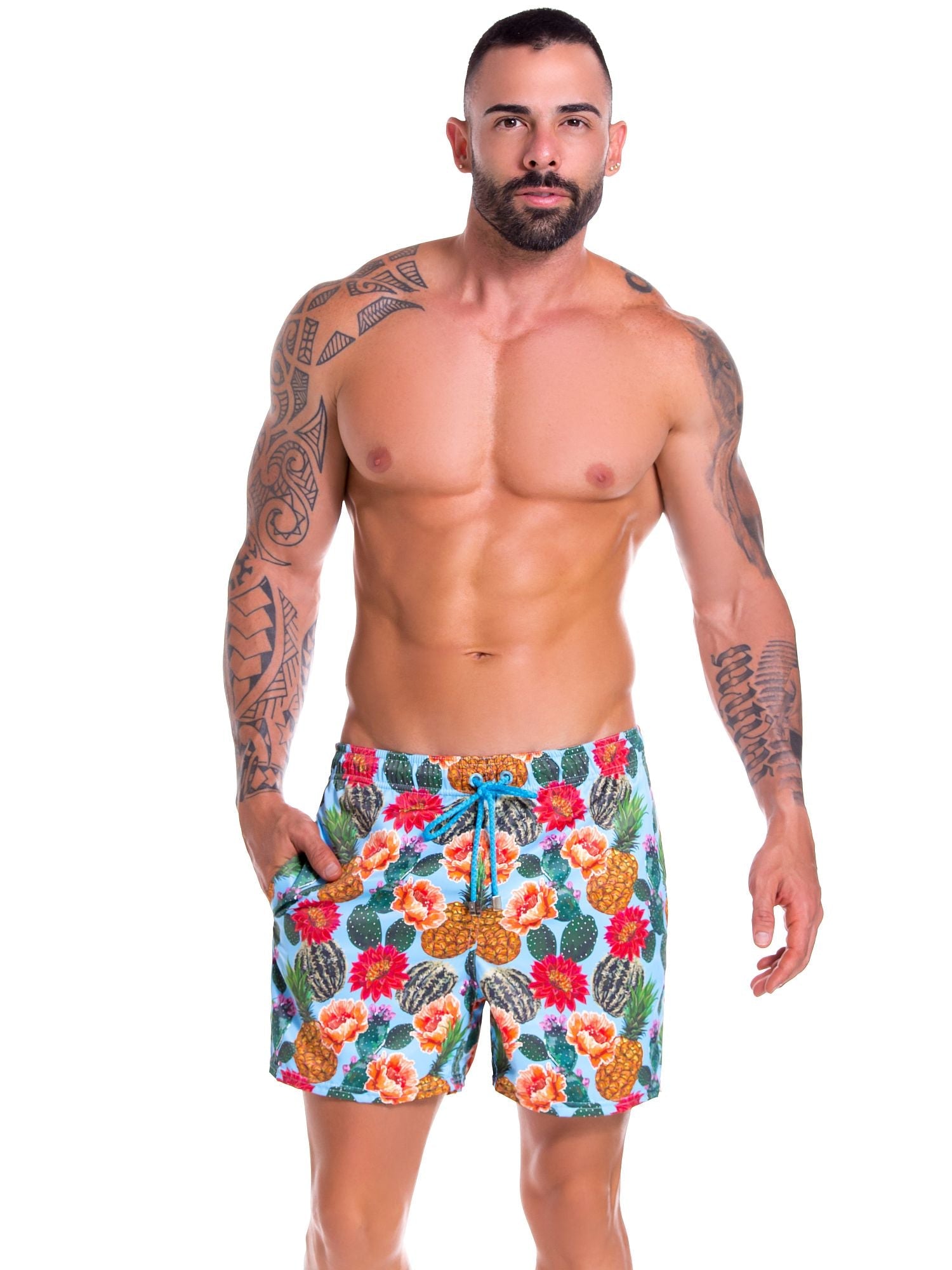 JOR 0907 CACTUS Badeshorts, Boardshorts bedruckt - noodosz - Jor - Kleidung & Accessoires:Herrenmode:Bademode JOR 0907 CACTUS Badeshorts, Boardshorts bedruckt Jor Kleidung & Accessoires:Herrenmode:Bademode nudosz.myshopify.com
