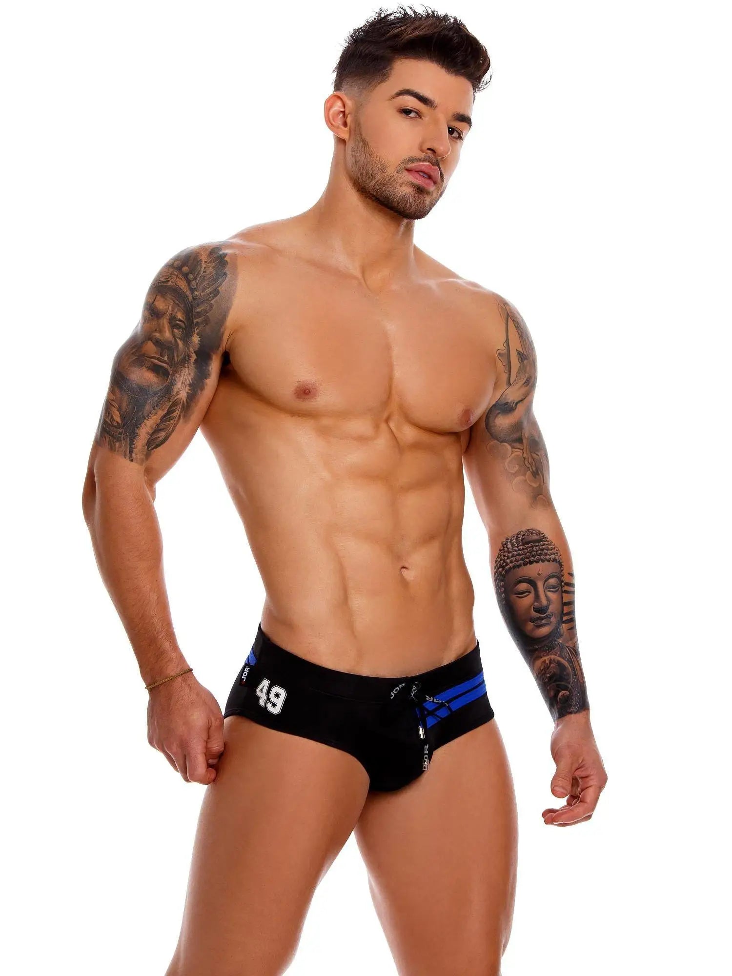 JOR 1149 Herren Badehose Badeslip Schwimmhose Streifen Neon - noodosz JOR 1149 Herren Badehose Badeslip Schwimmhose Streifen Neon Jor Kleidung & Accessoires:Herren:Herrenmode:Bademode nudosz.myshopify.com