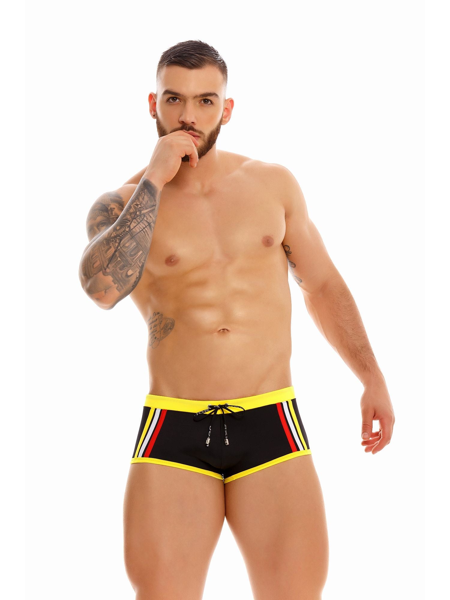 JOR 1422 OLIMPIC PRIDE Herren Badehose mit Streifen - noodosz - Jor - Kleidung & Accessoires:Herren:Herrenmode:Bademode JOR 1422 OLIMPIC PRIDE Herren Badehose mit Streifen Jor Kleidung & Accessoires:Herren:Herrenmode:Bademode nudosz.myshopify.com