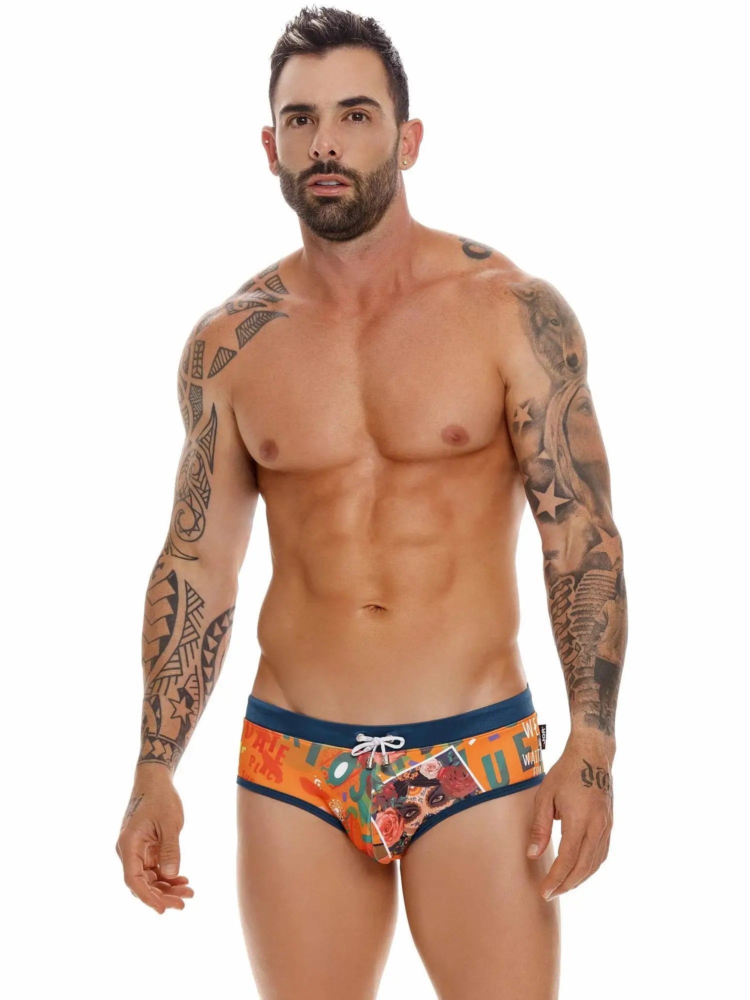 JOR 1664 DF Badehose bedruckt Motiv - noodosz JOR 1664 DF Badehose bedruckt Motiv Jor Kleidung & Accessoires:Herrenmode:Bademode nudosz.myshopify.com