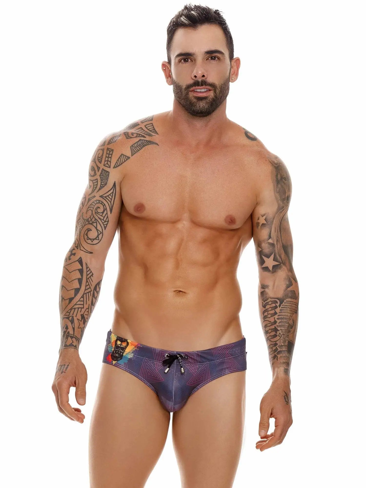 JOR 1665 RIVERA Badehose bedruckt Motiv - noodosz JOR 1665 RIVERA Badehose bedruckt Motiv Jor Kleidung & Accessoires:Herrenmode:Bademode nudosz.myshopify.com