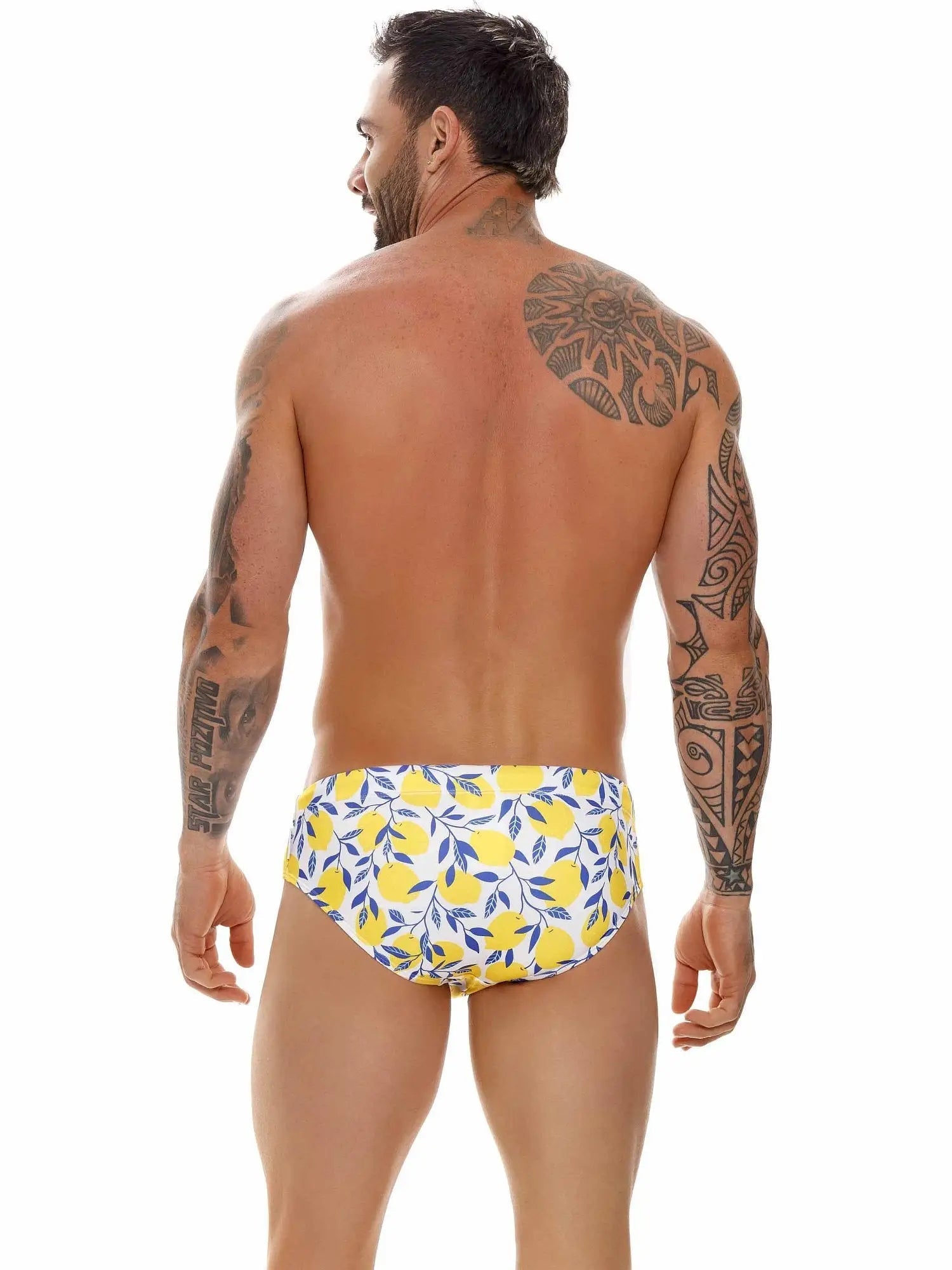 JOR 1670 LEMONS Badehose bedruckt Motiv - noodosz JOR 1670 LEMONS Badehose bedruckt Motiv Jor Kleidung & Accessoires:Herrenmode:Bademode nudosz.myshopify.com