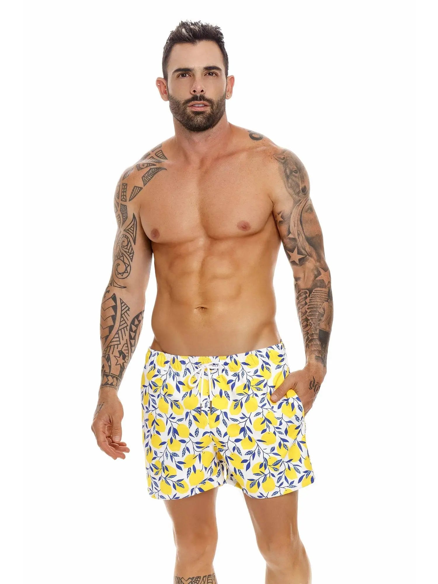 JOR 1685 LEMONS Boardshorts Badeshorts Surfershorts - noodosz JOR 1685 LEMONS Boardshorts Badeshorts Surfershorts Jor Kleidung & Accessoires:Herren:Herrenmode:Bademode nudosz.myshopify.com