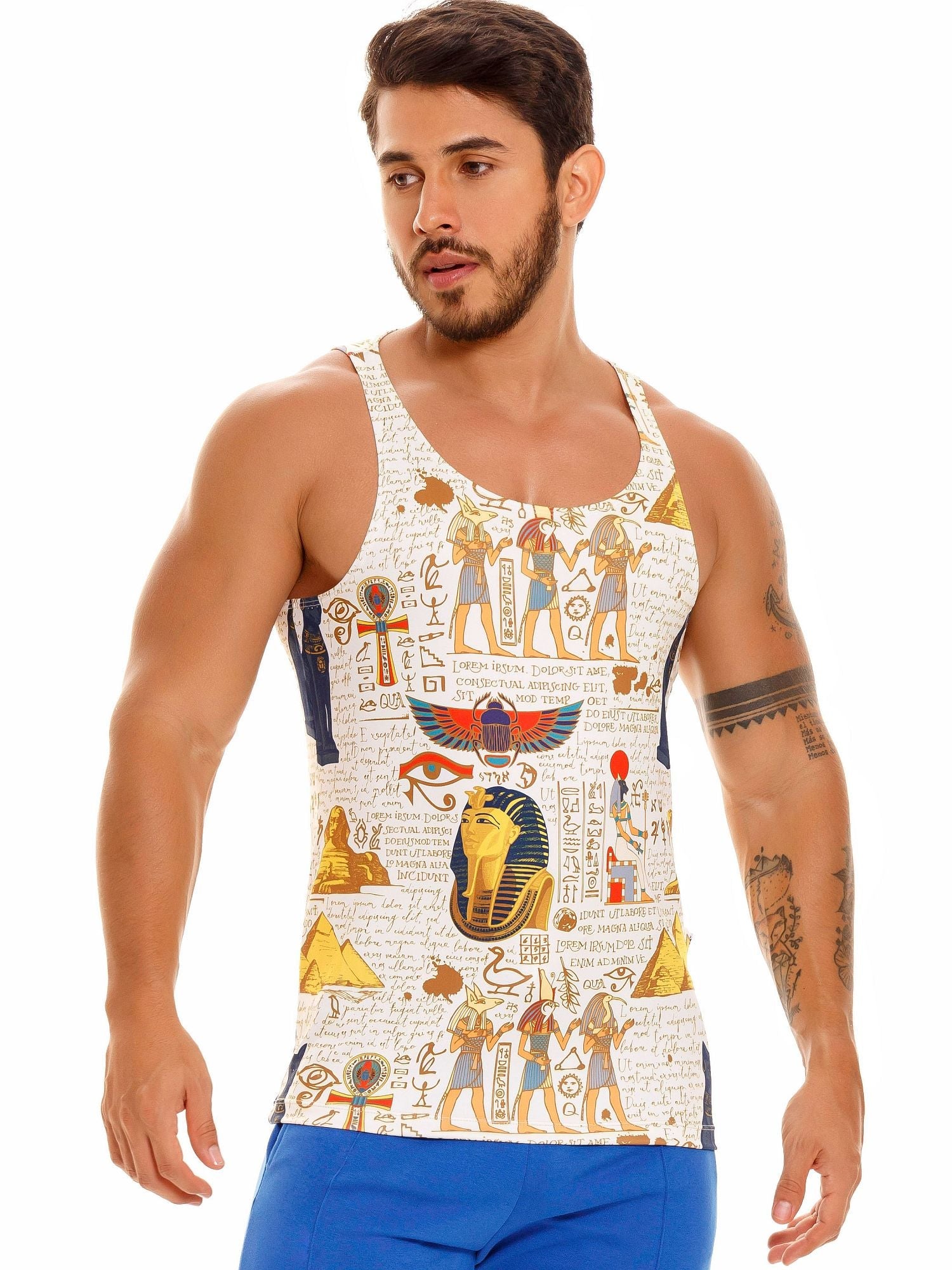 JOR 1874 OSIRIS TANK - Top bedruckt - noodosz JOR 1874 OSIRIS TANK - Top bedruckt Jor Kleidung & Accessoires:Herren:Herrenmode:Shirts & Hemden:T-Shirts nudosz.myshopify.com