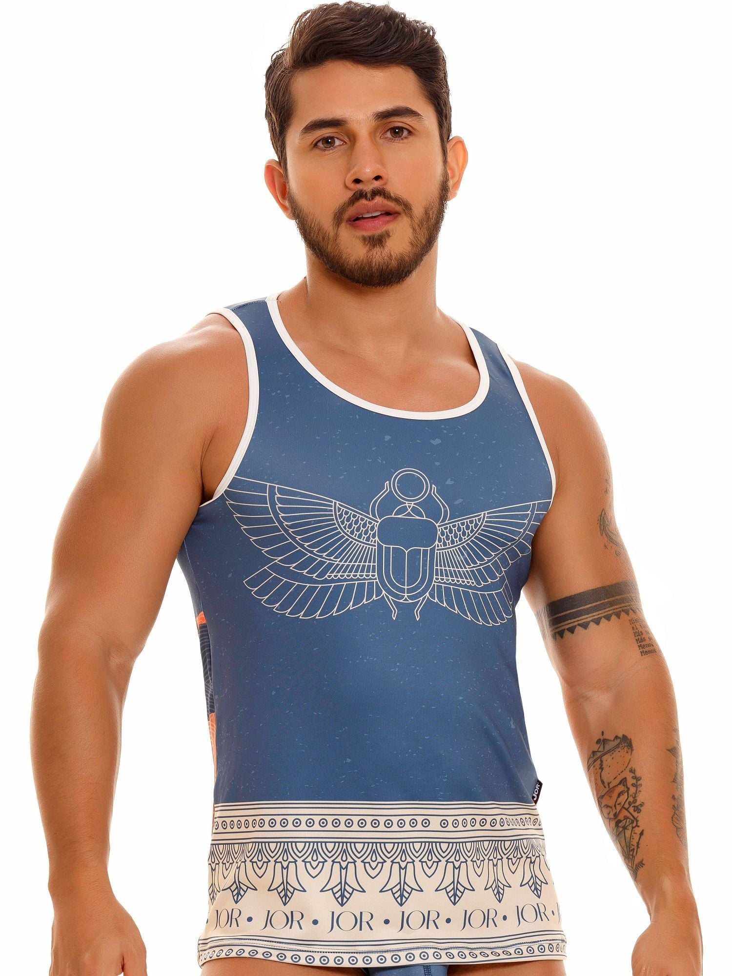 JOR 1884 LUXOR TANK - Top bedruckt - noodosz JOR 1884 LUXOR TANK - Top bedruckt Jor Kleidung & Accessoires:Herren:Herrenmode:Shirts & Hemden:T-Shirts nudosz.myshopify.com