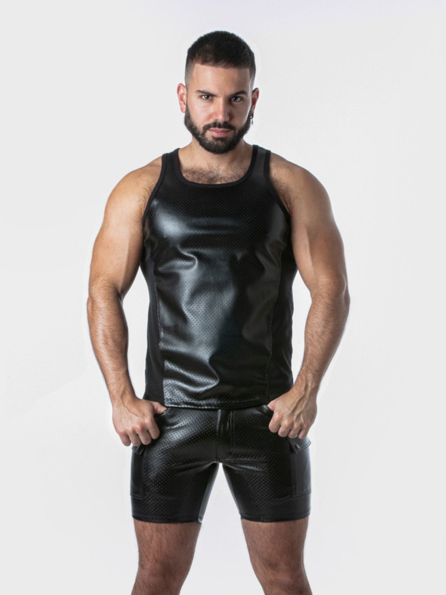 LOCKER GEAR PUNCH HOLE TANK TOP - LK1059 - noodosz - Locker Gear - Kleidung & Accessoires:Herren:Herrenmode:Shirts & Hemden:T-Shirts LOCKER GEAR PUNCH HOLE TANK TOP -  LK1059 Locker Gear Kleidung & Accessoires:Herren:Herrenmode:Shirts & Hemden:T-Shirts nudosz.myshopify.com