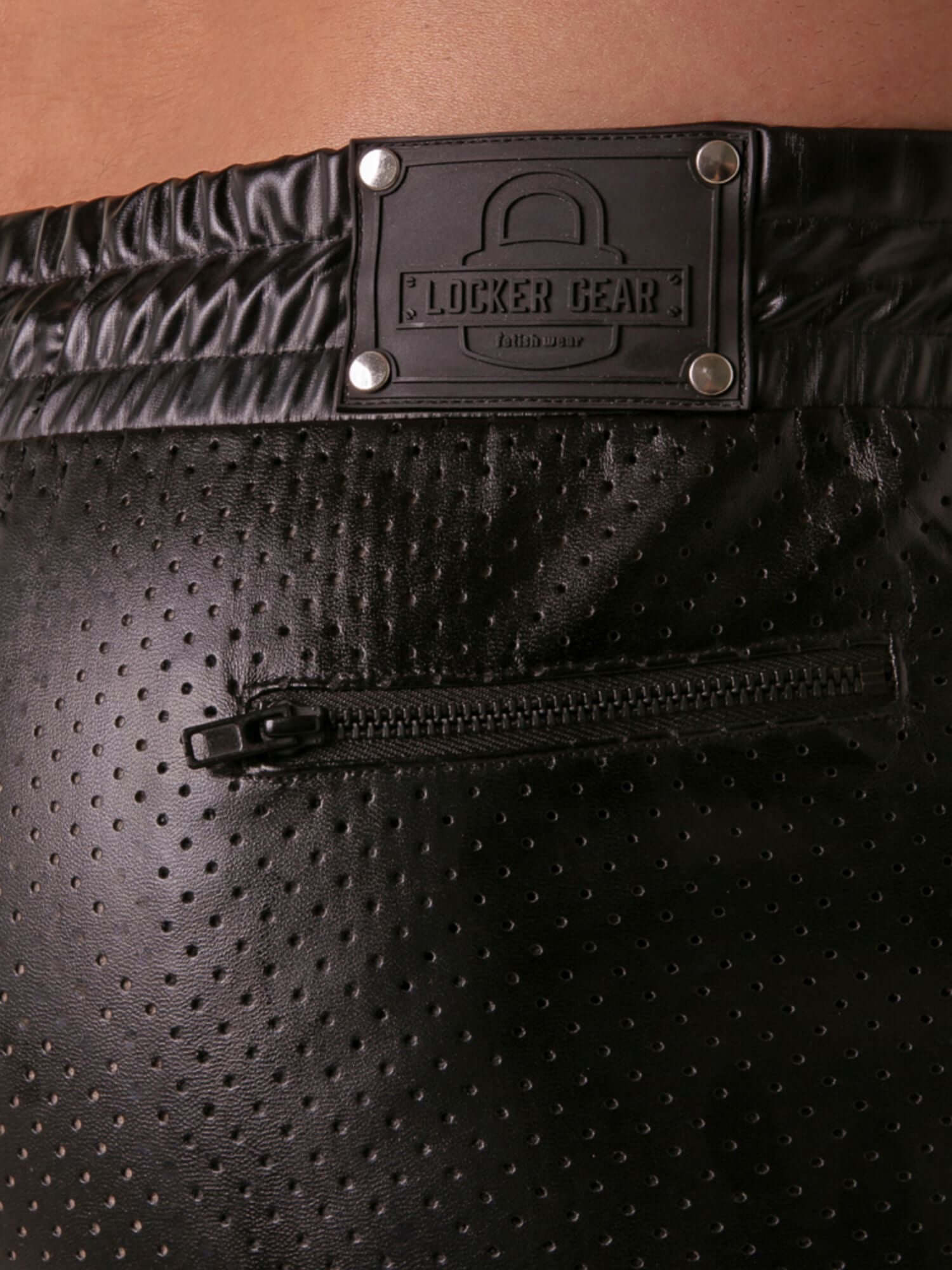 LOCKER GEAR PUNCH HOLE SHORT - LK0976 Locker Gear Kleidung & Accessoires:Spezielle Anlässe:Erotik:Herrenunterwäsche nudosz.myshopify.com