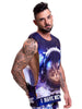 JOR 0470 GALACTIC TANK TOP, Clubshirt mit Motiv Jor Kleidung & Accessoires:Herren:Herrenmode:Shirts & Hemden:T-Shirts nudosz.myshopify.com