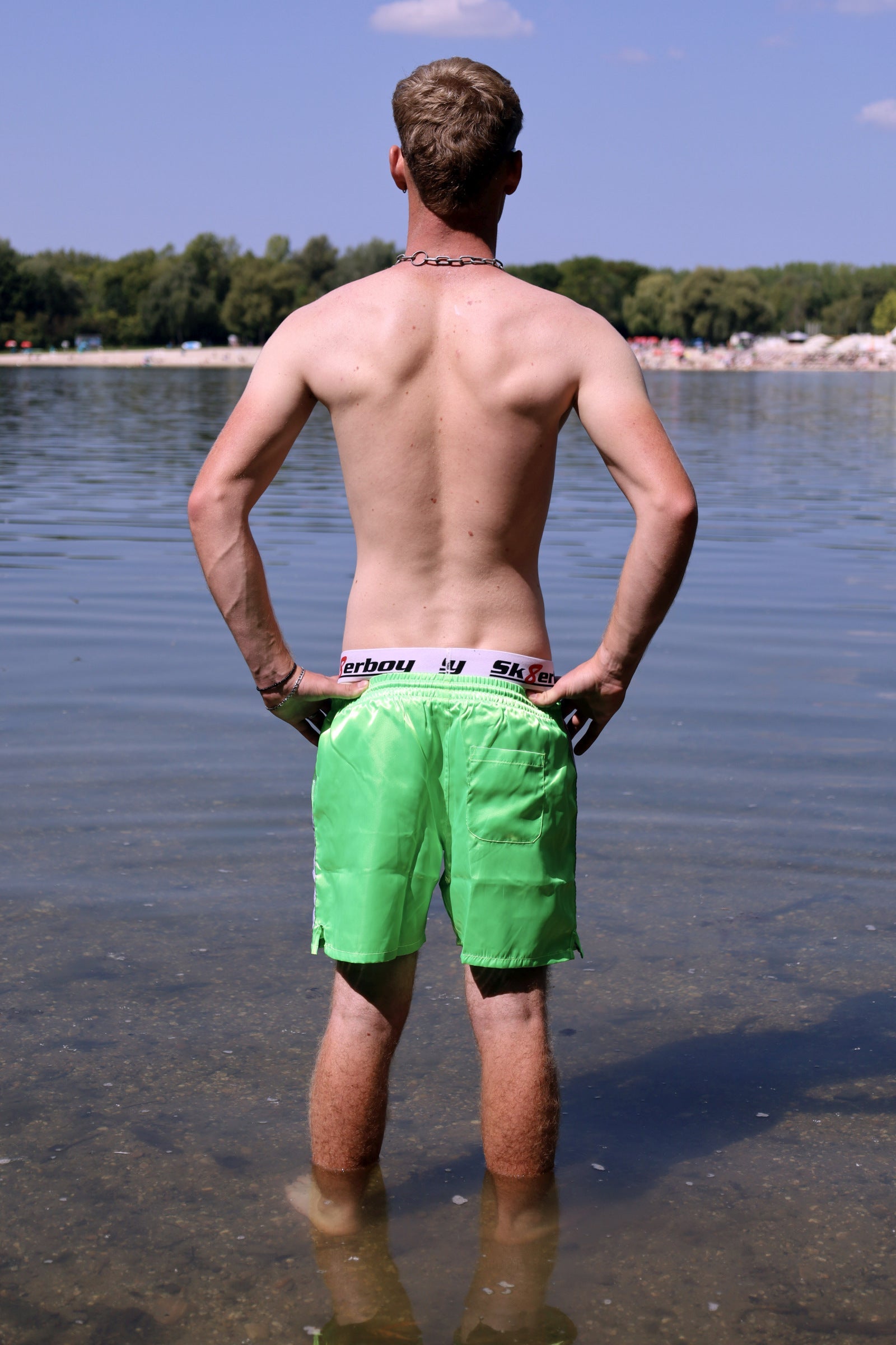 Sk8erboy® Sportshorts	neon-grün Sk8erboy® Shorts nudosz.myshopify.com