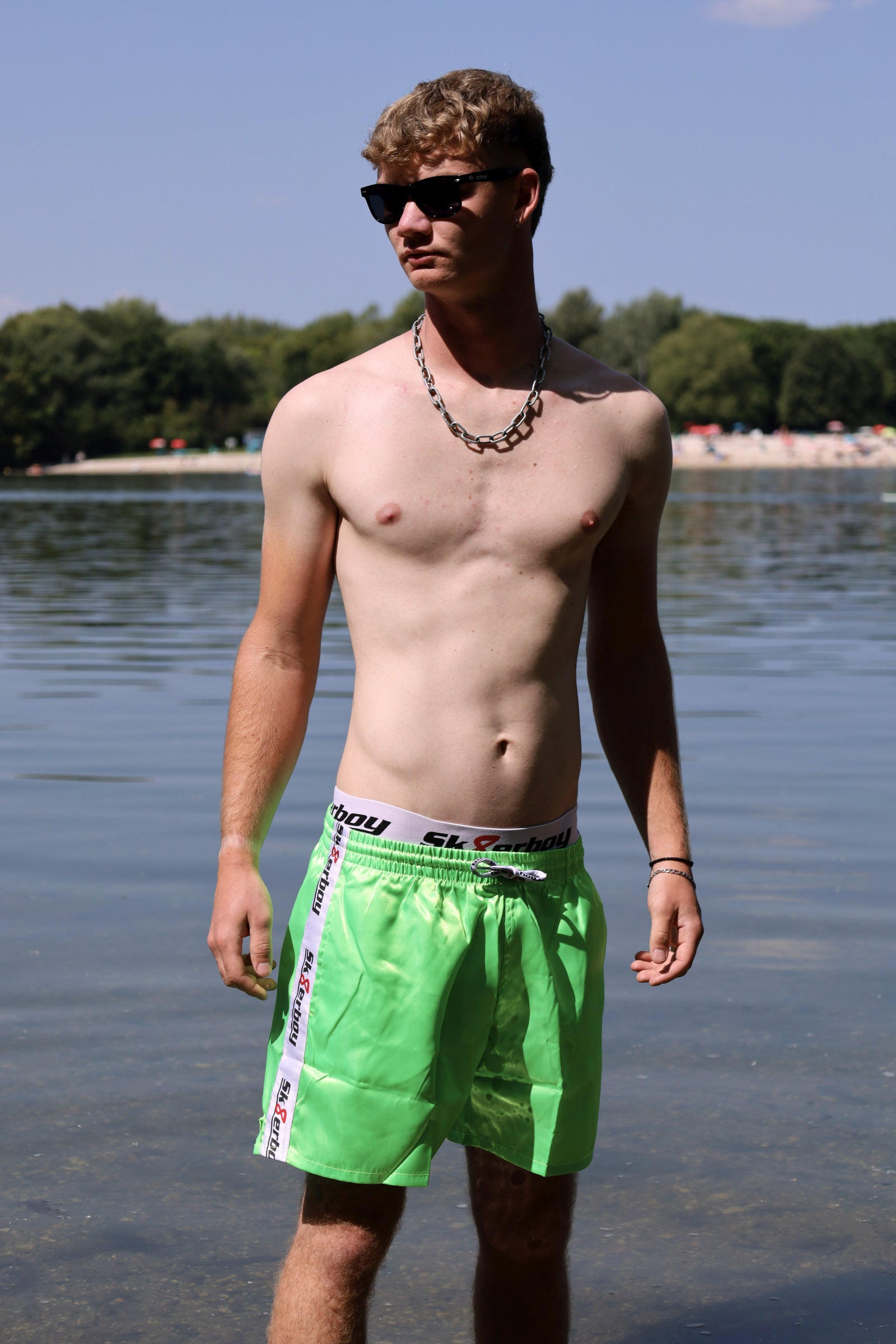 Sk8erboy® Sportshorts	neon-grün Sk8erboy® Shorts nudosz.myshopify.com