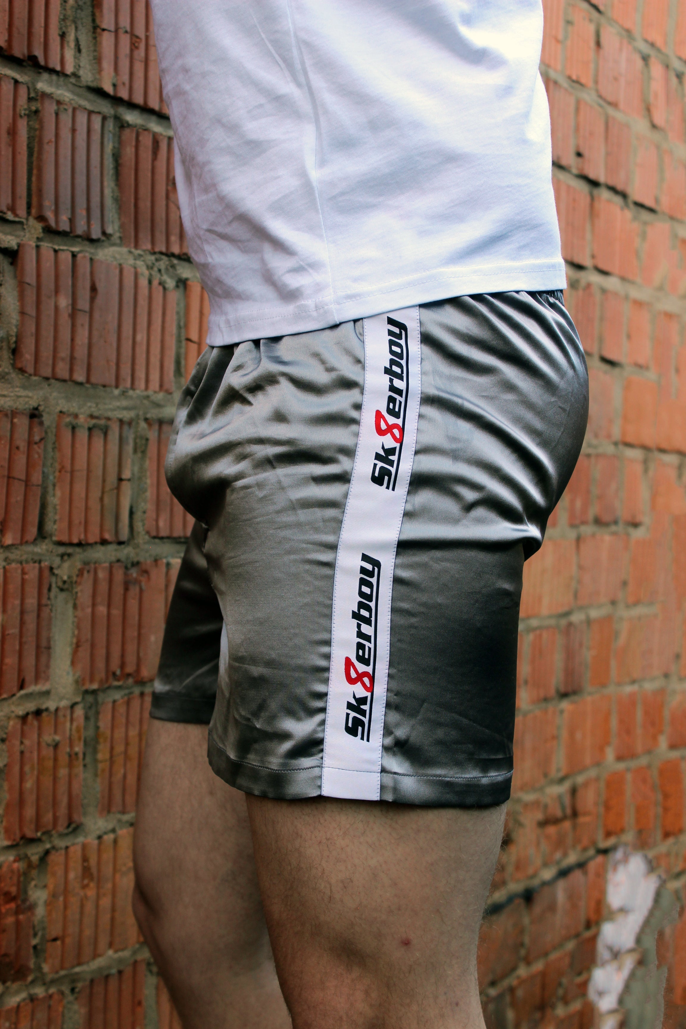 Sk8erboy® Shiny Boxershorts silber Sk8erboy® Underwear nudosz.myshopify.com