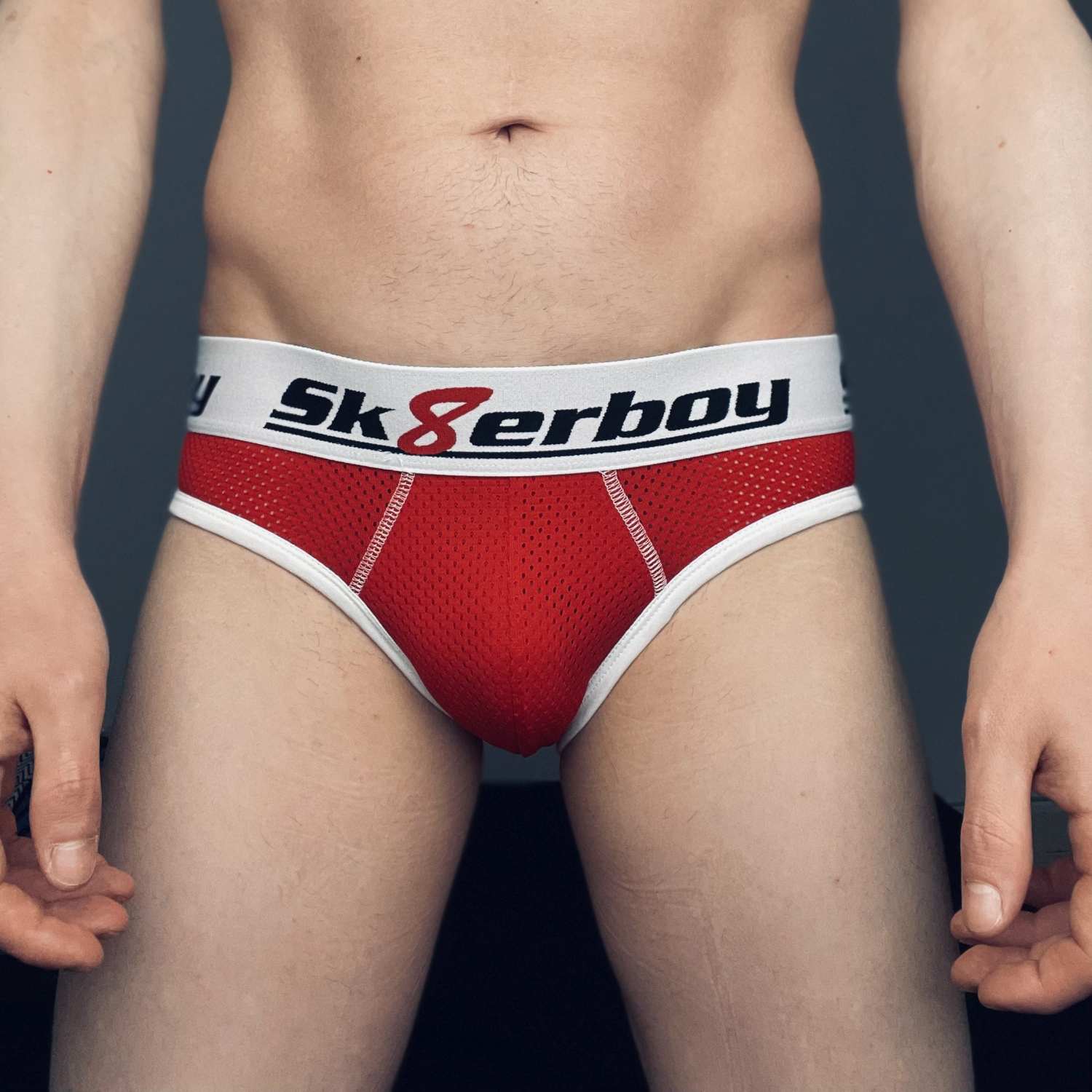 Sk8erboy® Mesh Backless Brief rot Sk8erboy® Underwear nudosz.myshopify.com