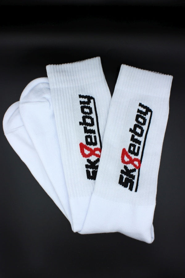 Sk8erboy® CREW Socks Weiß Sk8erboy® Socken nudosz.myshopify.com