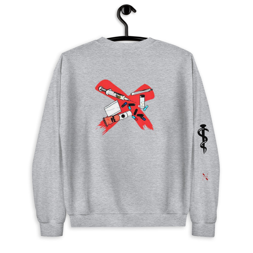 X All DRUGS Sweater