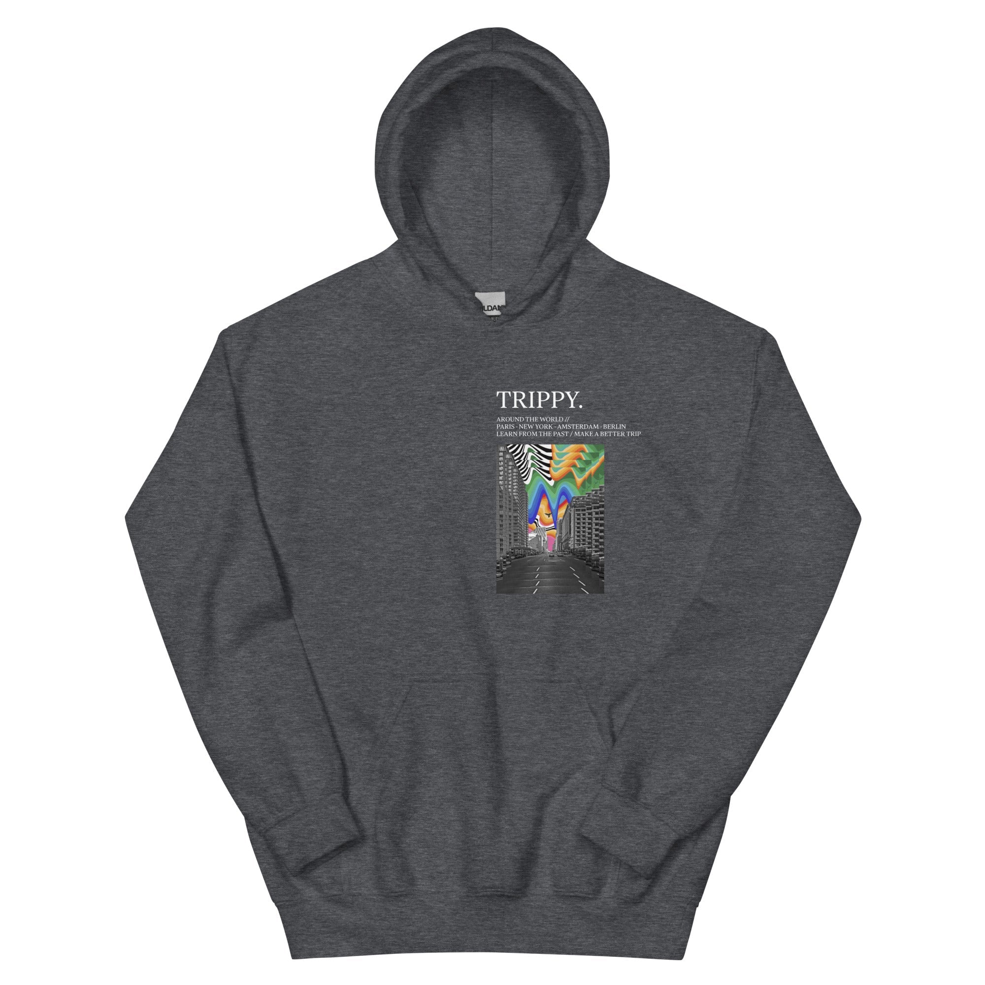 Trippy New York Times Kapuzenpullover